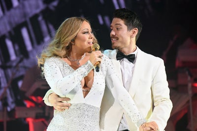 Mariah Carey Gets Close With New Love Bryan Tanaka On Stage During N.Y.C Performance