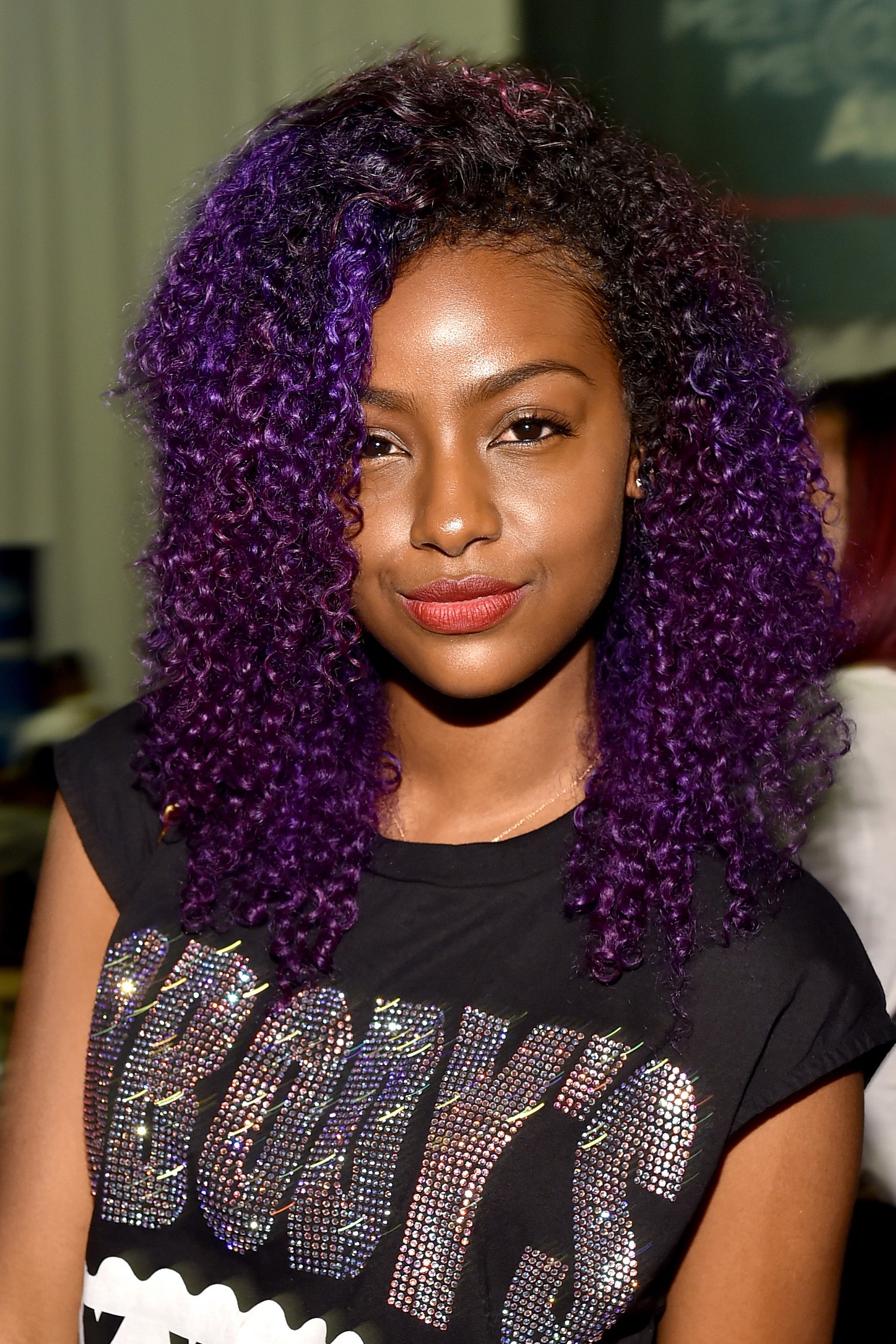 Justine Skye Purple Hair Moments Essence