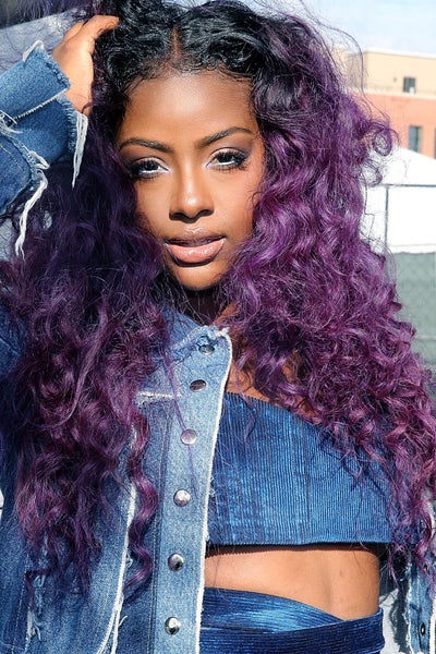 Justine Skye’s Best Purple Hair Moments