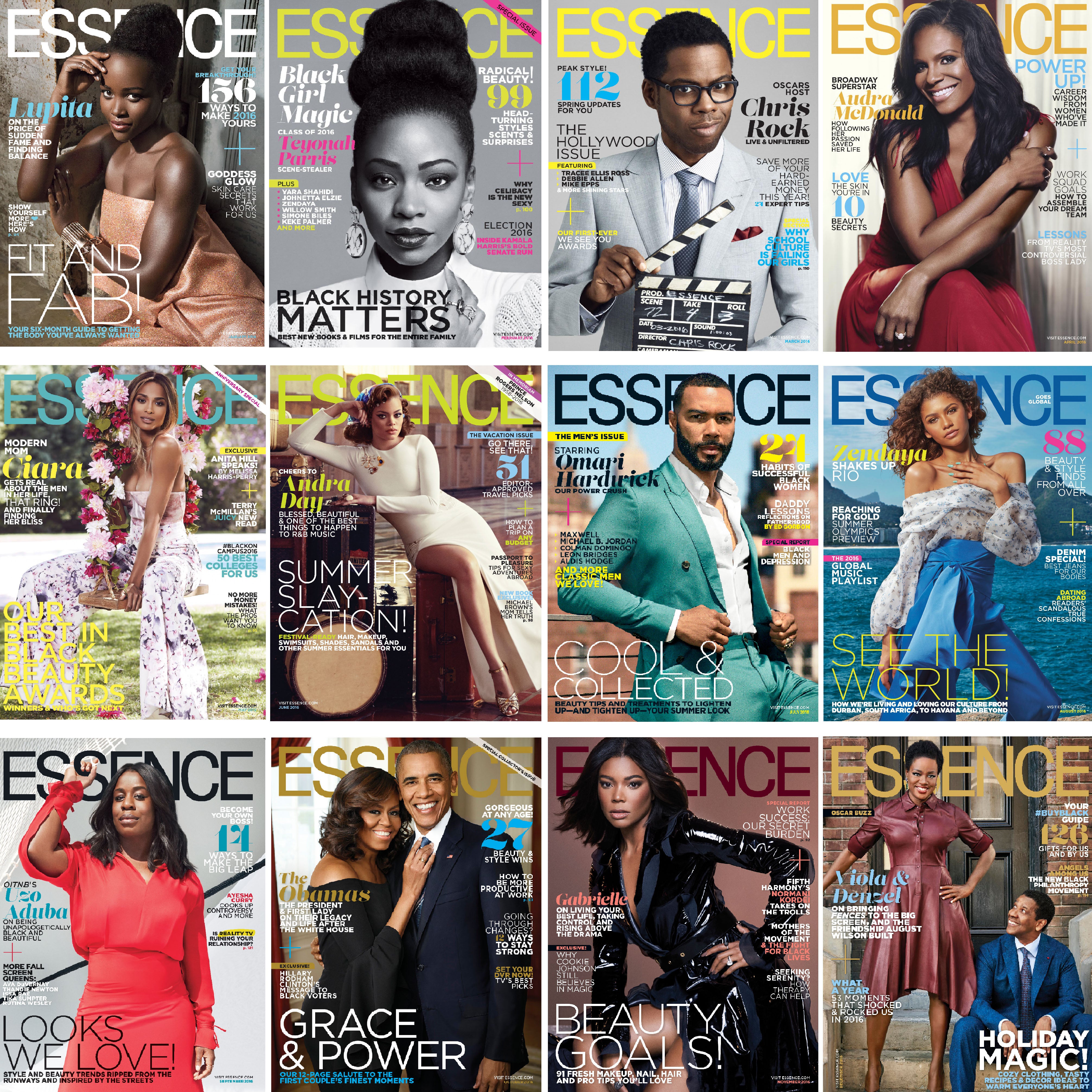 Black Excellence: A Year Of ESSENCE Covers In 2016
