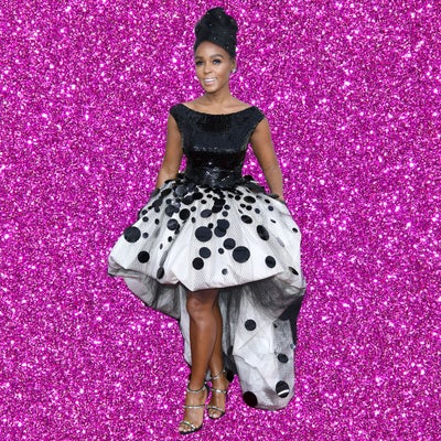 Janelle Monae Lights Up The Golden Globes In A Breathtaking Sequin Armani Gown