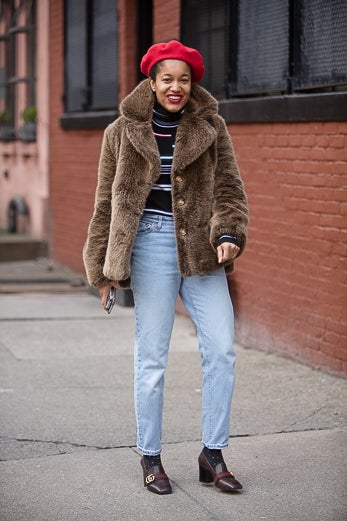 29 Street Style-Inspired Ways to Add Some Funk to Your Winter Outerwear
