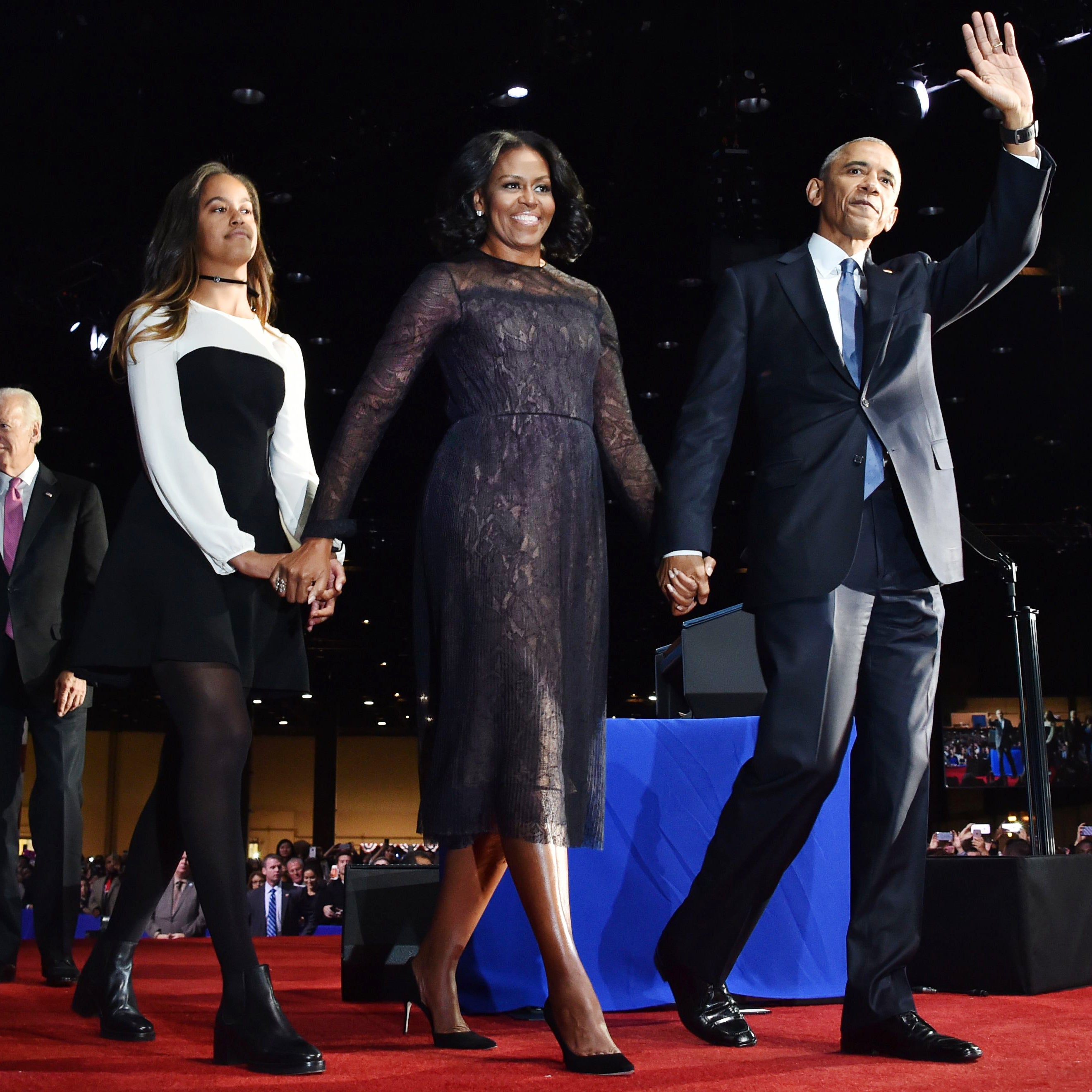 Michelle Obama's Dress At The President's Farewell Speech Had a Very Special Meaning
