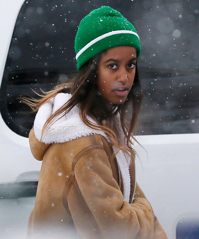  Malia Obama Spotted at Sundance Film Festival Looking Cozy Chic
