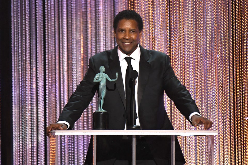 Denzel Washington (Finally!) Wins His First SAG Award For His Powerful Performance In ‘Fences’