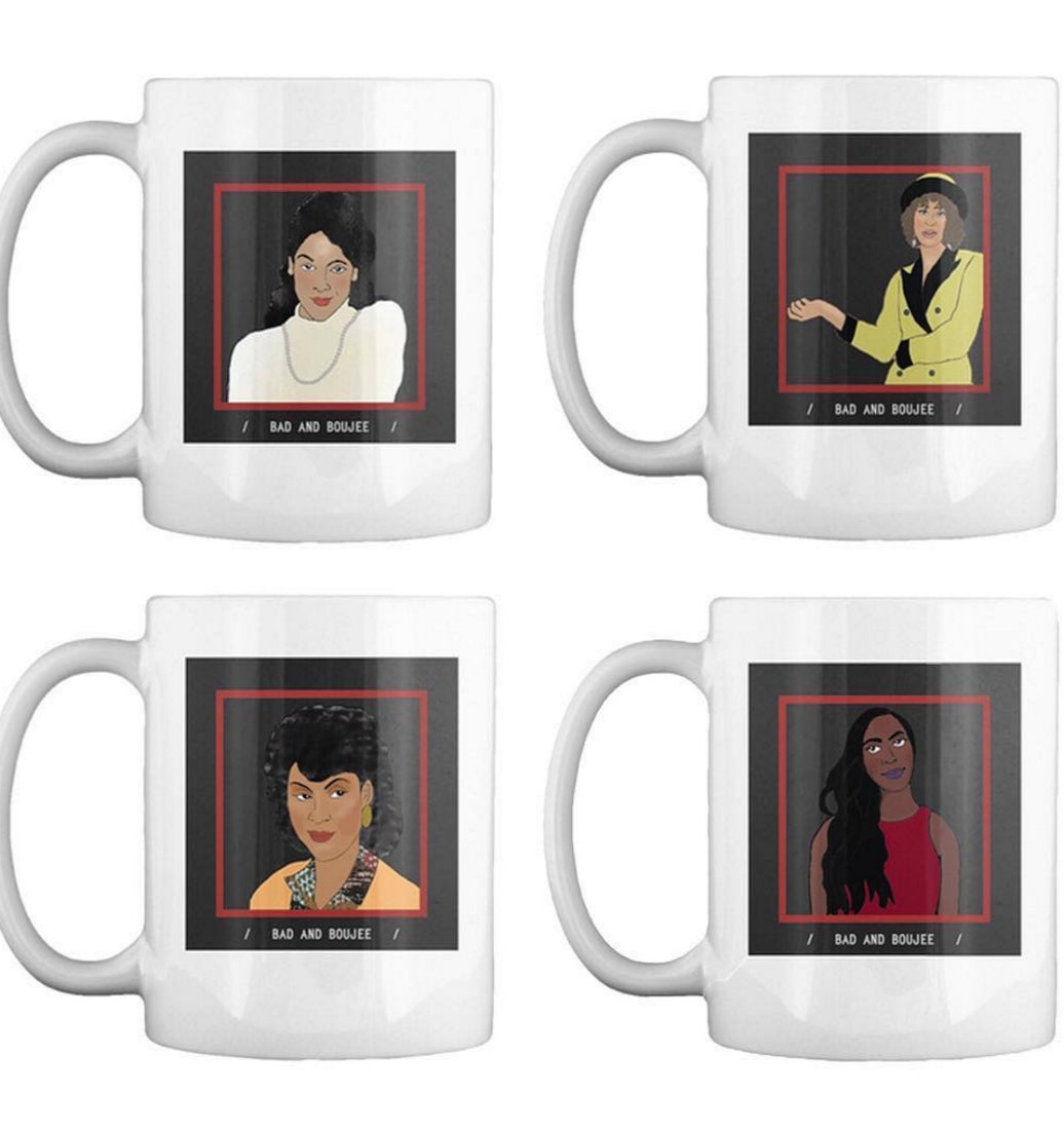 These ‘Bad & Boujee’ Coffee Mugs Featuring Iconic Black TV Characters Are The Must-Have Items Of The Season