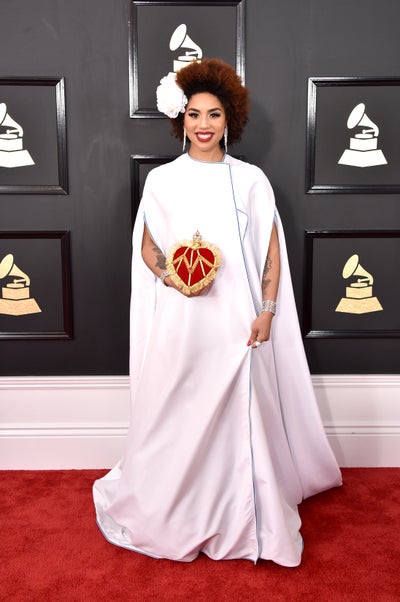 Singer Joy Villa Wears ‘Make America Great Again’ Gown to the Grammys