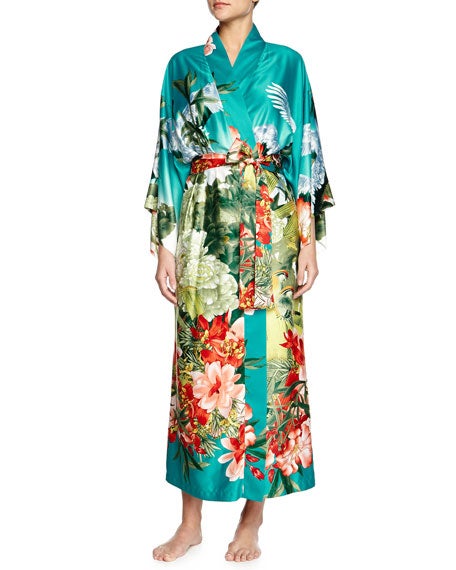 gucci silk kimono