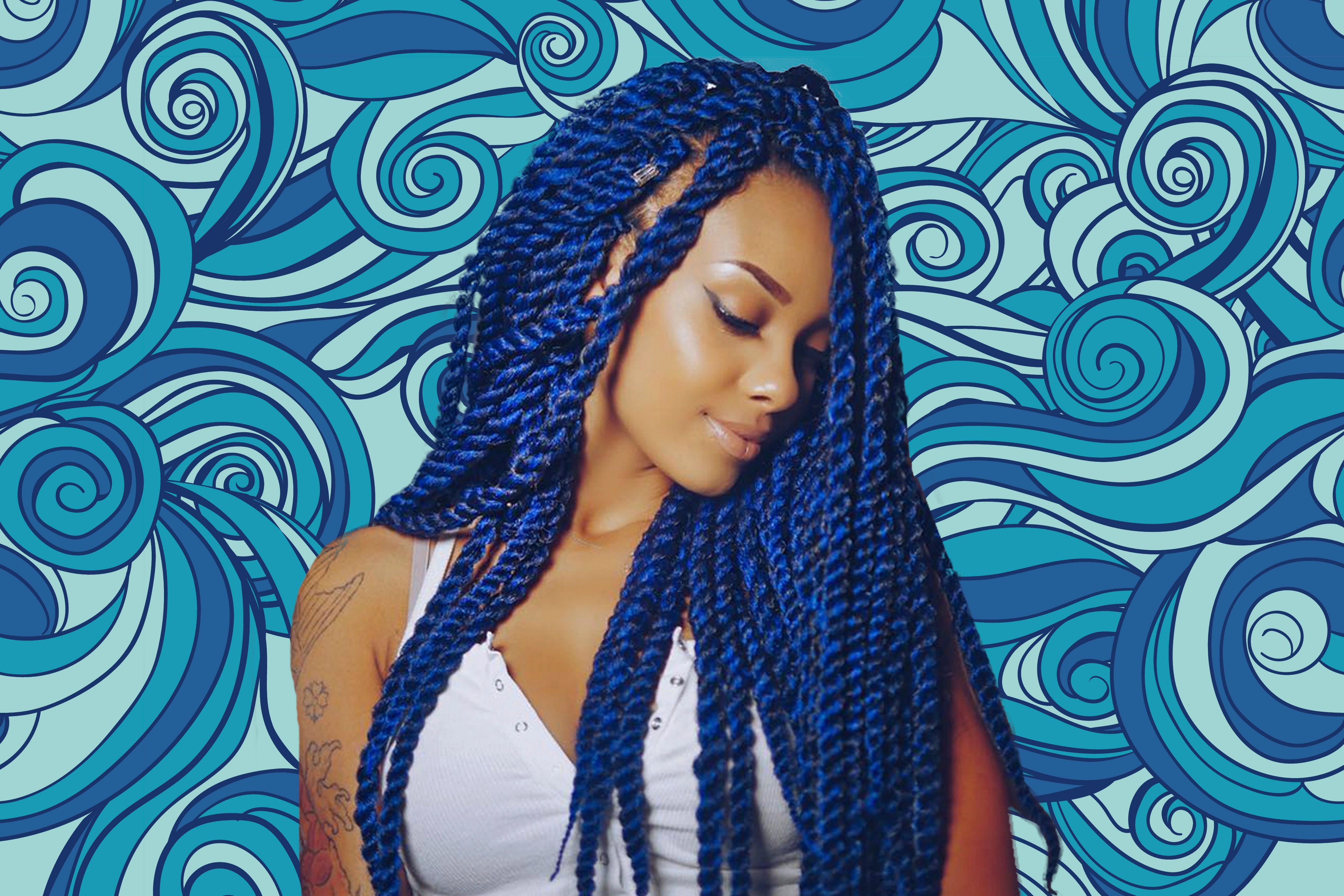 37 Best Photos Blue Black Hair On Black Women : 20 Amazing Blue Black Hair Color Looks