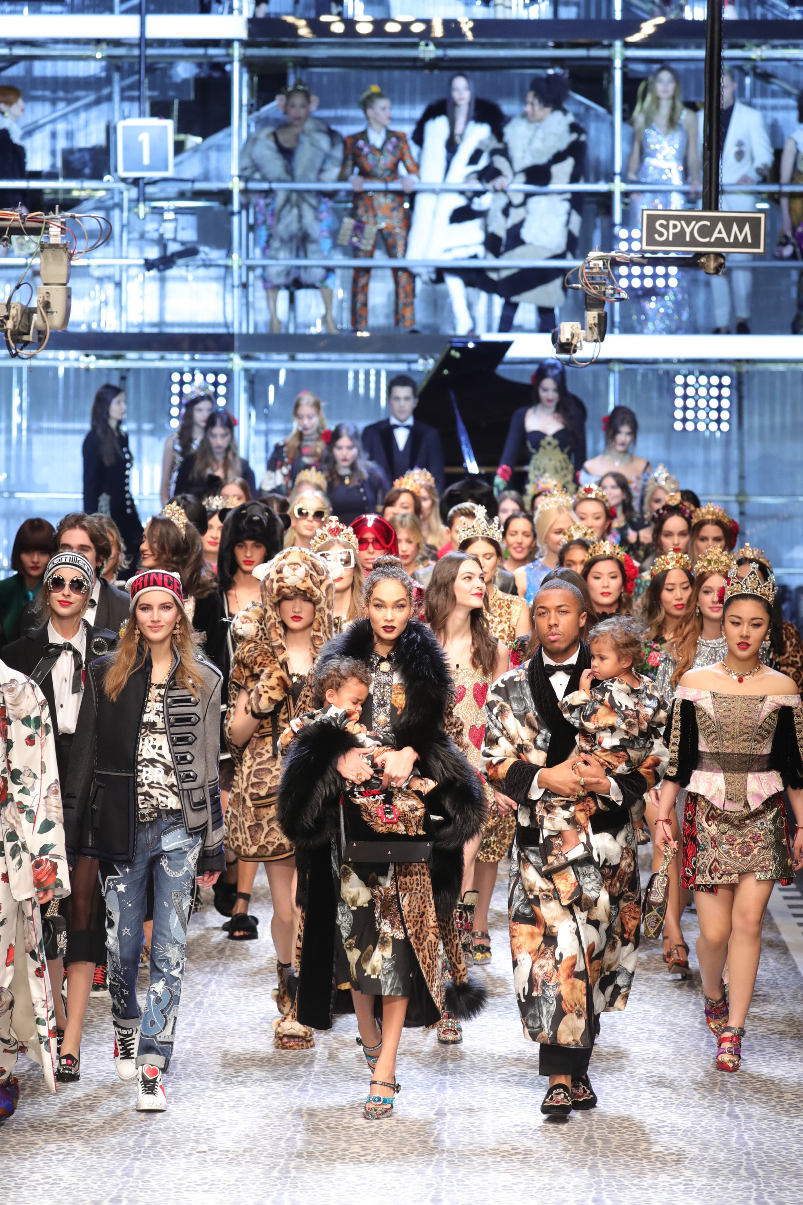 You Have to See How the Harveys Took Over Dolce & Gabbana's Milan Runway Show
