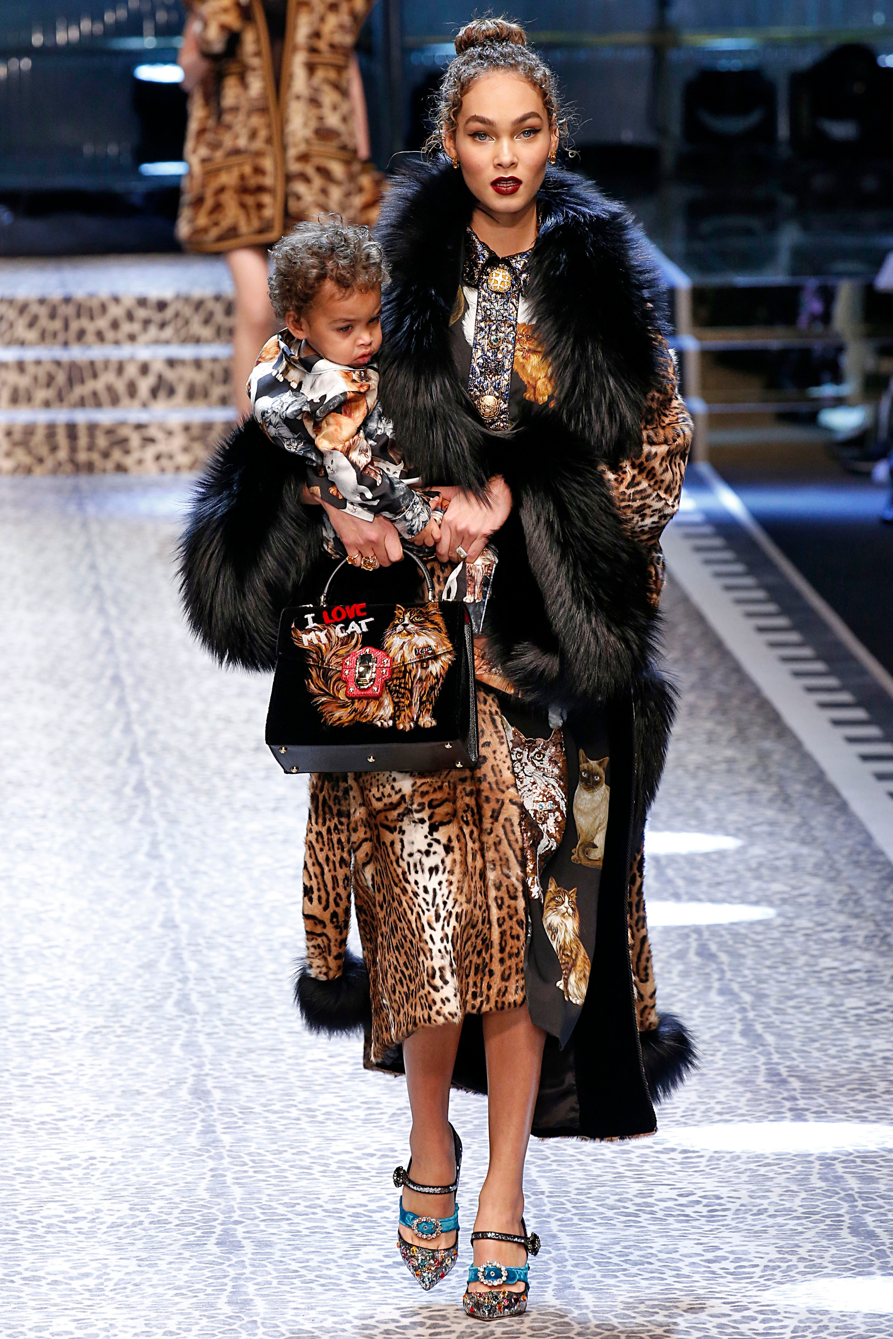 You Have to See How the Harveys Took Over Dolce & Gabbana's Milan Runway Show
