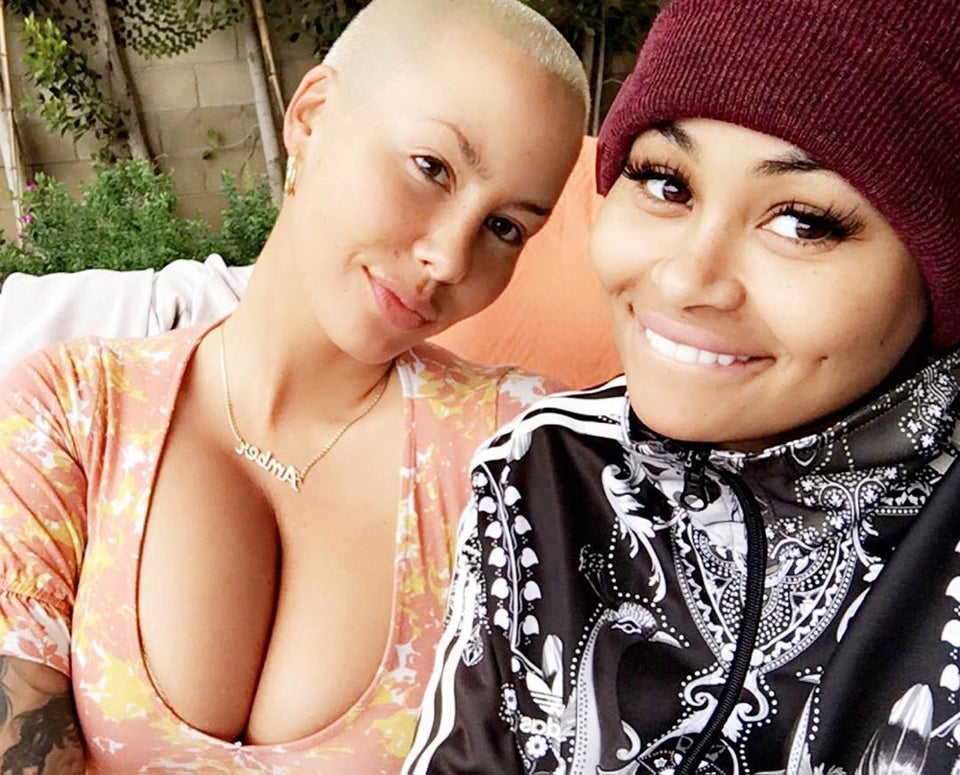 Friends Forever! Amber Rose Sticks By Her BFF Blac Chyna Following Split From Val Chmerkovskiy