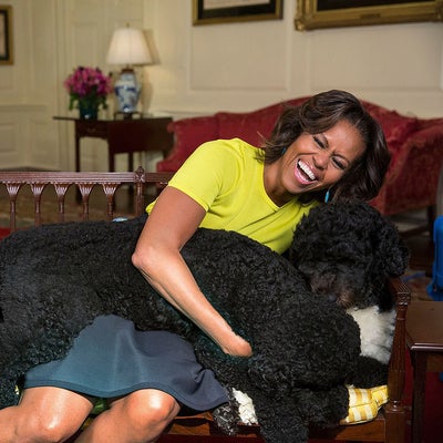 Michelle Obama Celebrates First Day Of Spring With Bo And Sunny