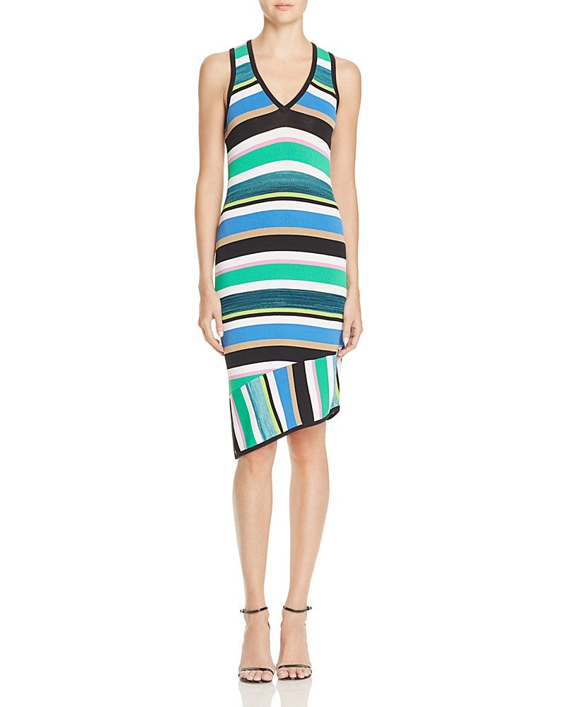Get the Look: Garcelle Beauvais’ Sleek Striped Dress is Perfect for Spring