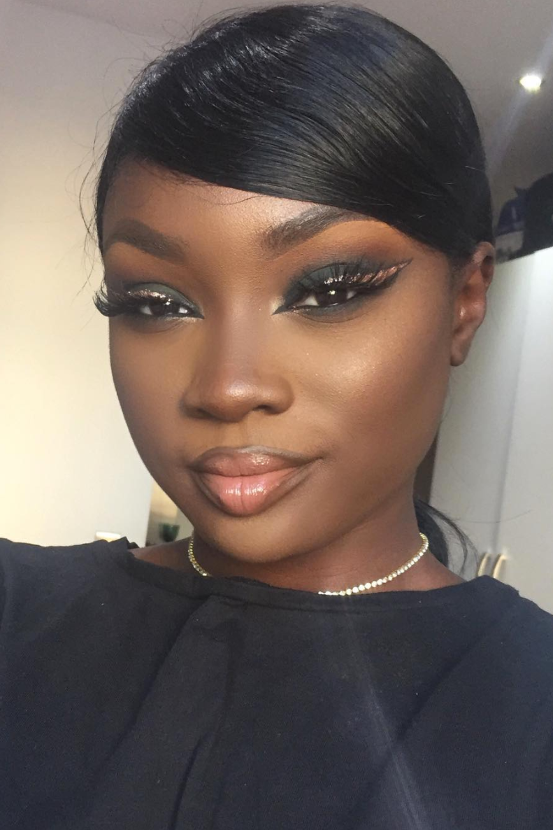 All of the Insta-Inspo You Need For Makeup On Dark Skin
