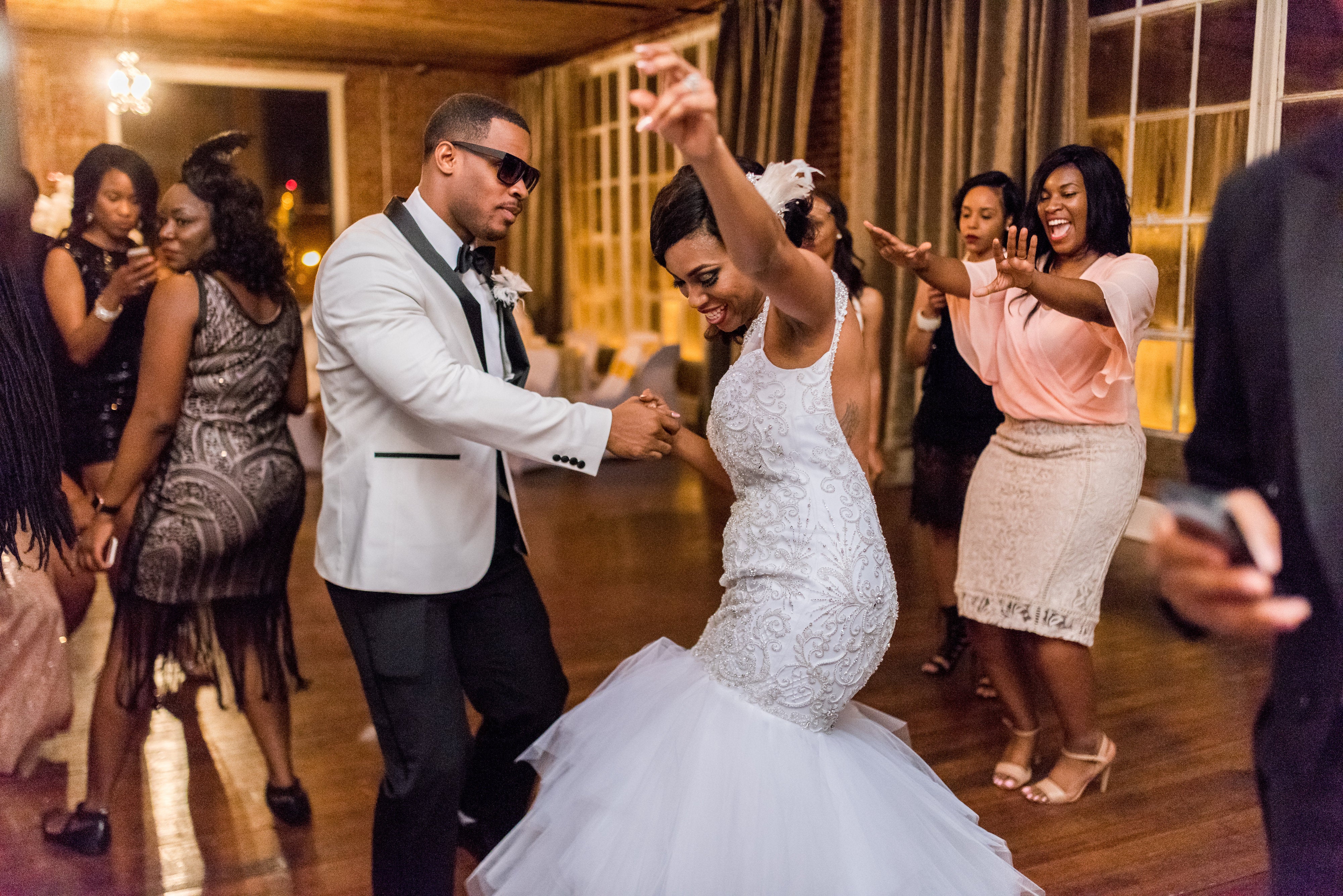 Bridal Bliss: Bakari and Kandice's 1920s Glam Wedding Was The Perfect Party
