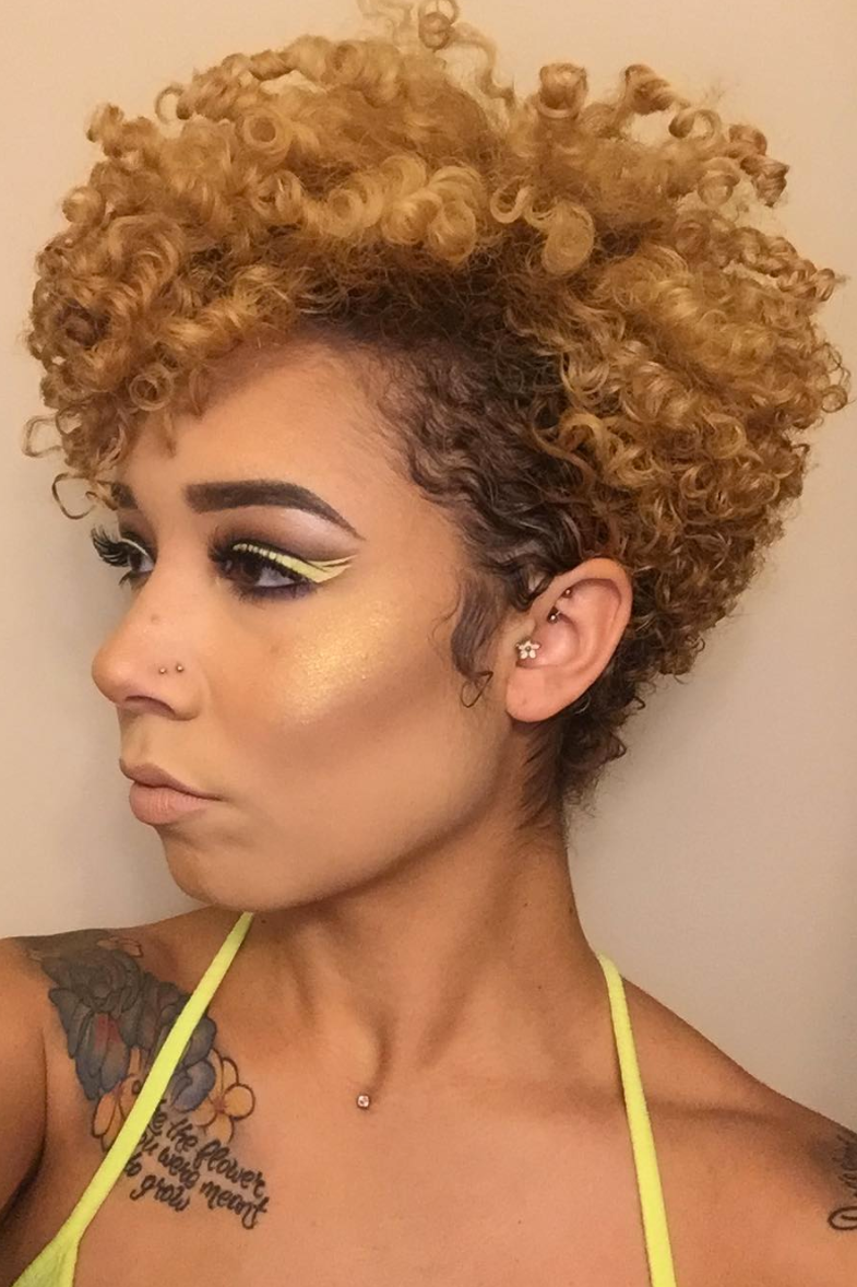 Natural Curly Short Hairstyles