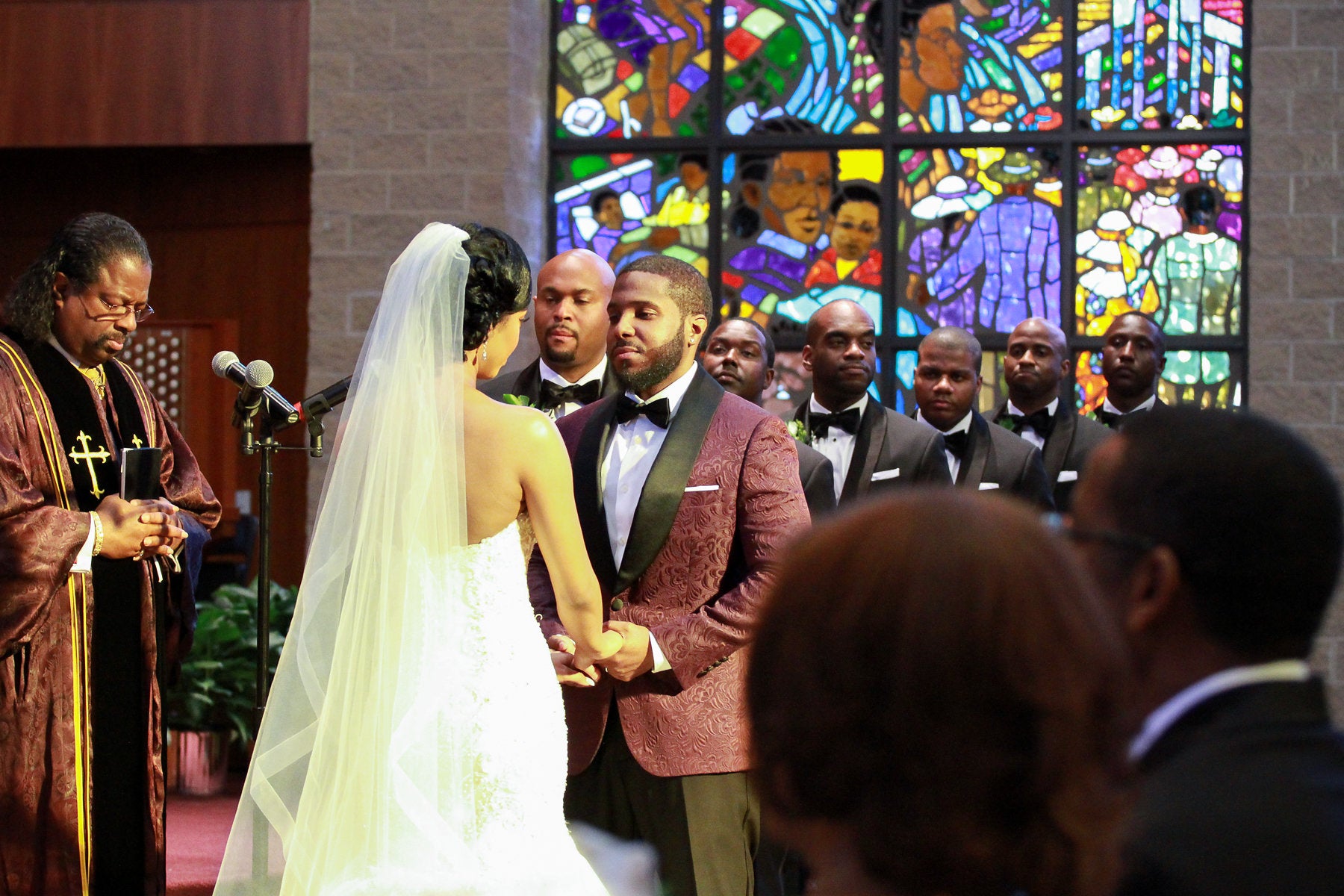 Bridal Bliss: Kwame and Michele's Sweet Charlotte Wedding Photos Are Full Of Love
