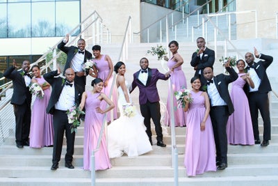 Bridal Bliss: Kwame and Michele’s Sweet Charlotte Wedding Photos Are Full Of Love