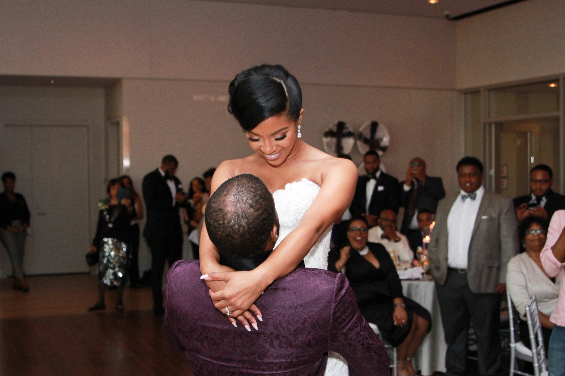 Bridal Bliss: Kwame and Michele's Sweet Charlotte Wedding Photos Are Full Of Love
