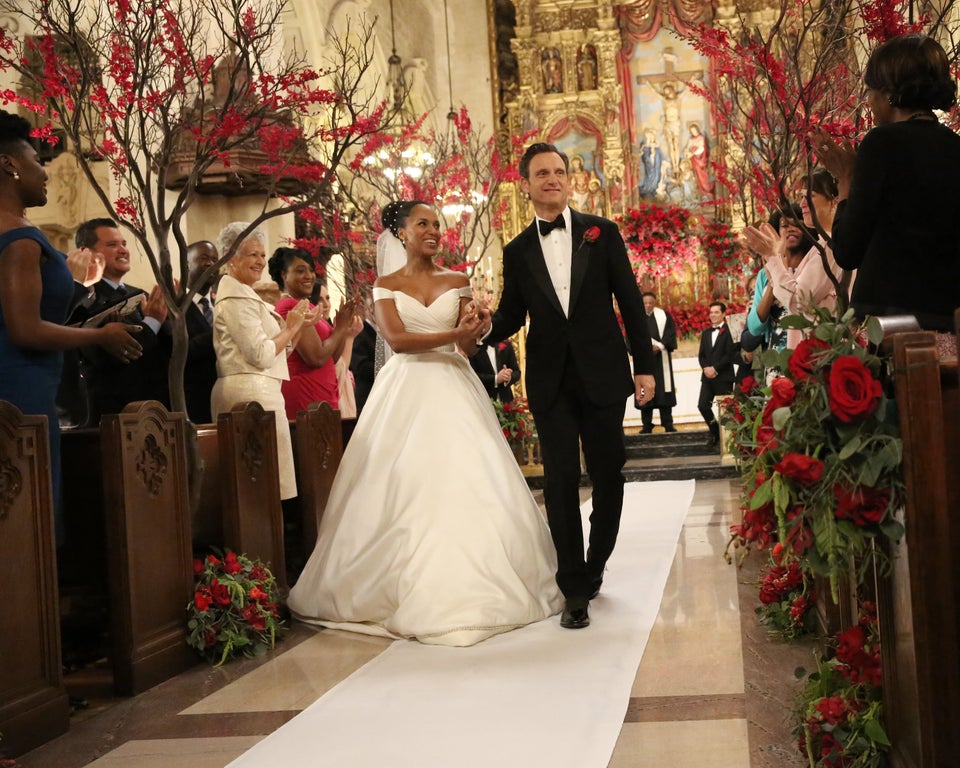 Scandal’s Olivia Pope Wears $4,500 Anne Barge Wedding Gown in 100th Episode — the Truth Behind the Dress