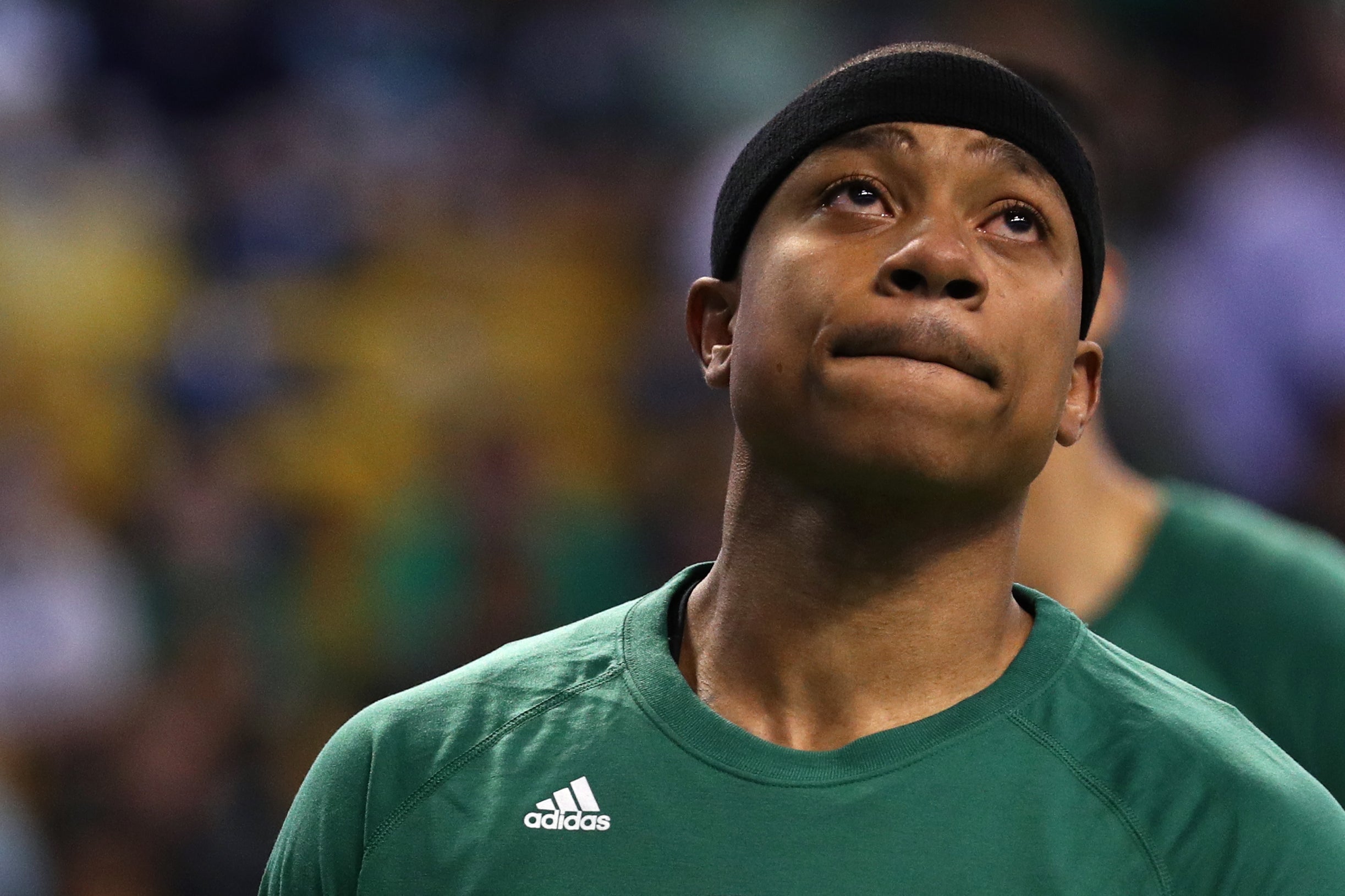 An Emotional Isaiah Thomas Attends NBA Playoffs A Day After Losing Sister In Car Accident
