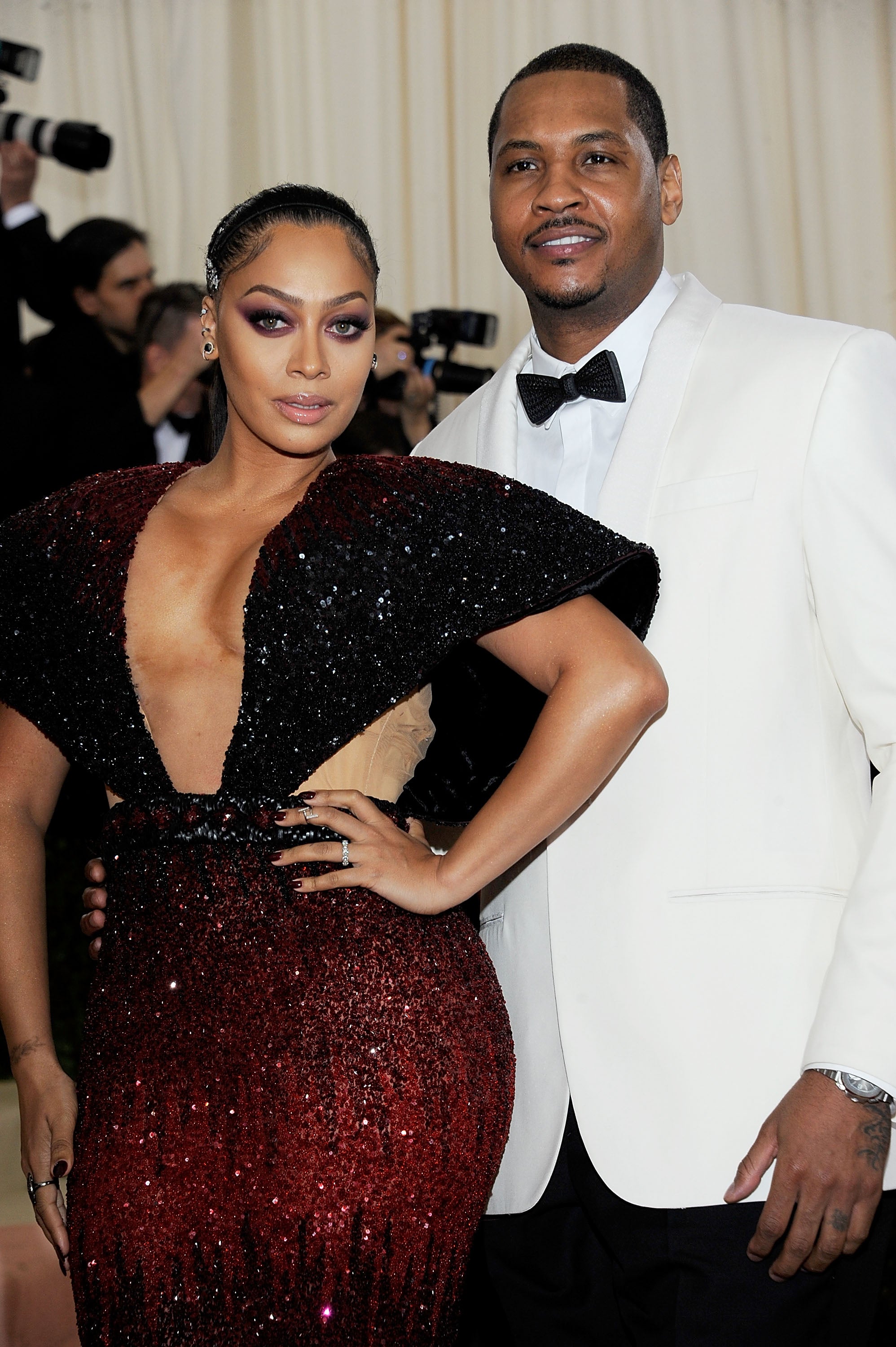 A Look Back At La La And Carmelo Anthony During Happier Times

