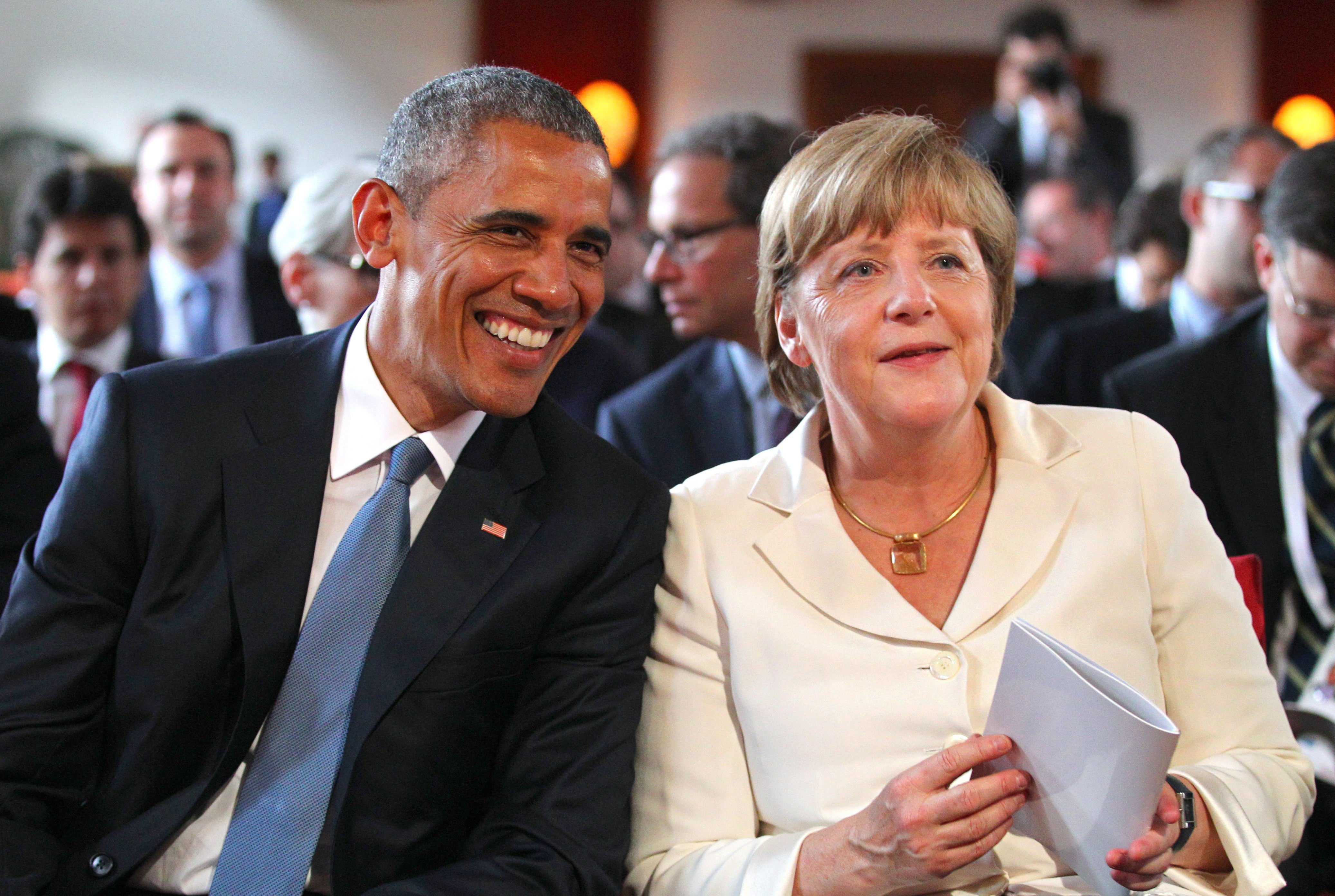 Barack Obama Will Give His First Post-White House Talk Alongside Angela Merkel
