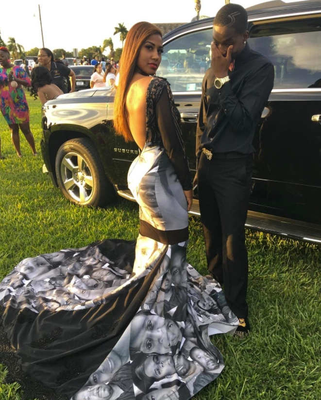 Teen Wears Prom Dress Honoring Trayvon Martin and The Black Lives Matter Movement
