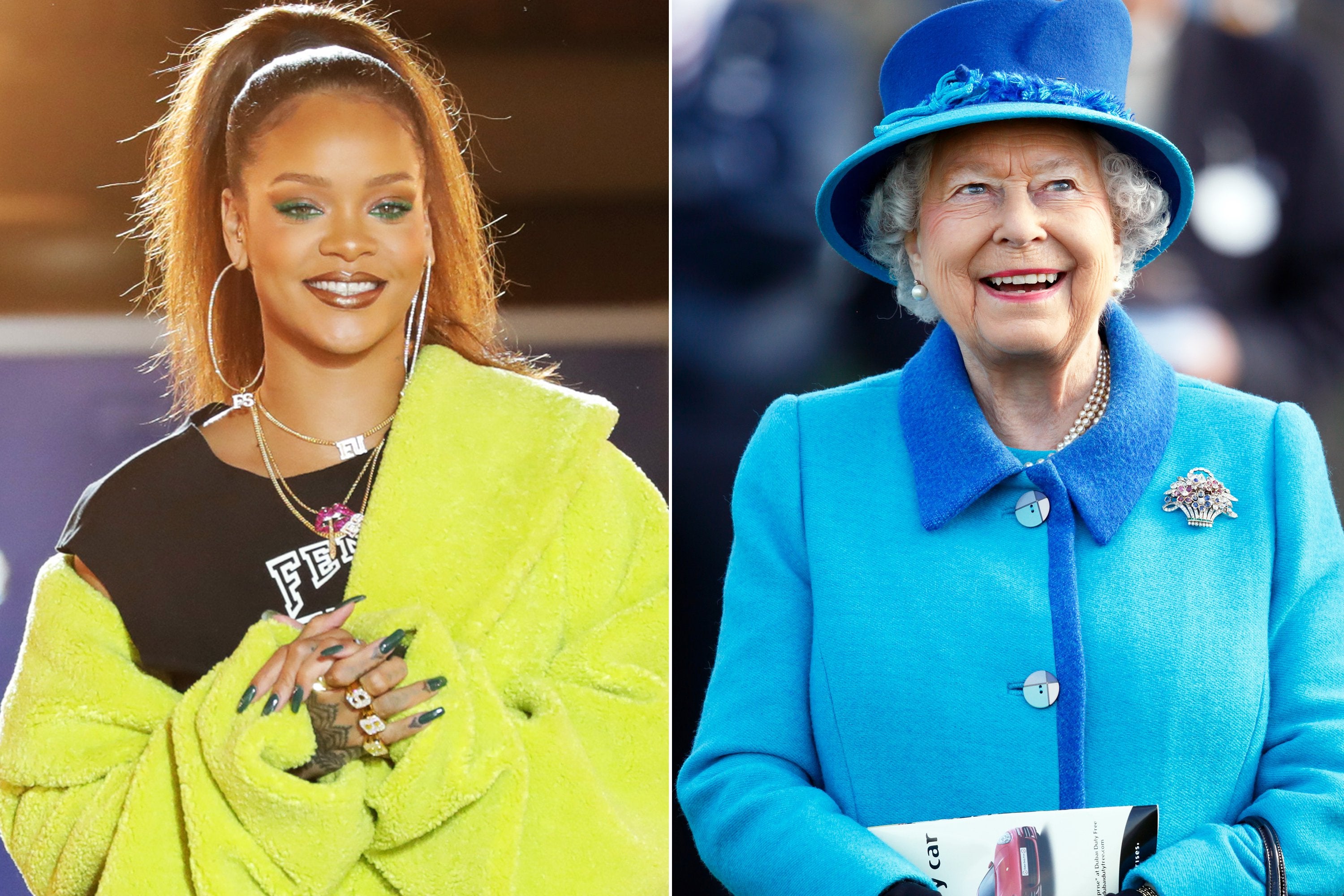 Rihanna Is Photoshopping Queen Elizabeth's Head Onto Her Body And The Internet Doesn't Know What To Think
