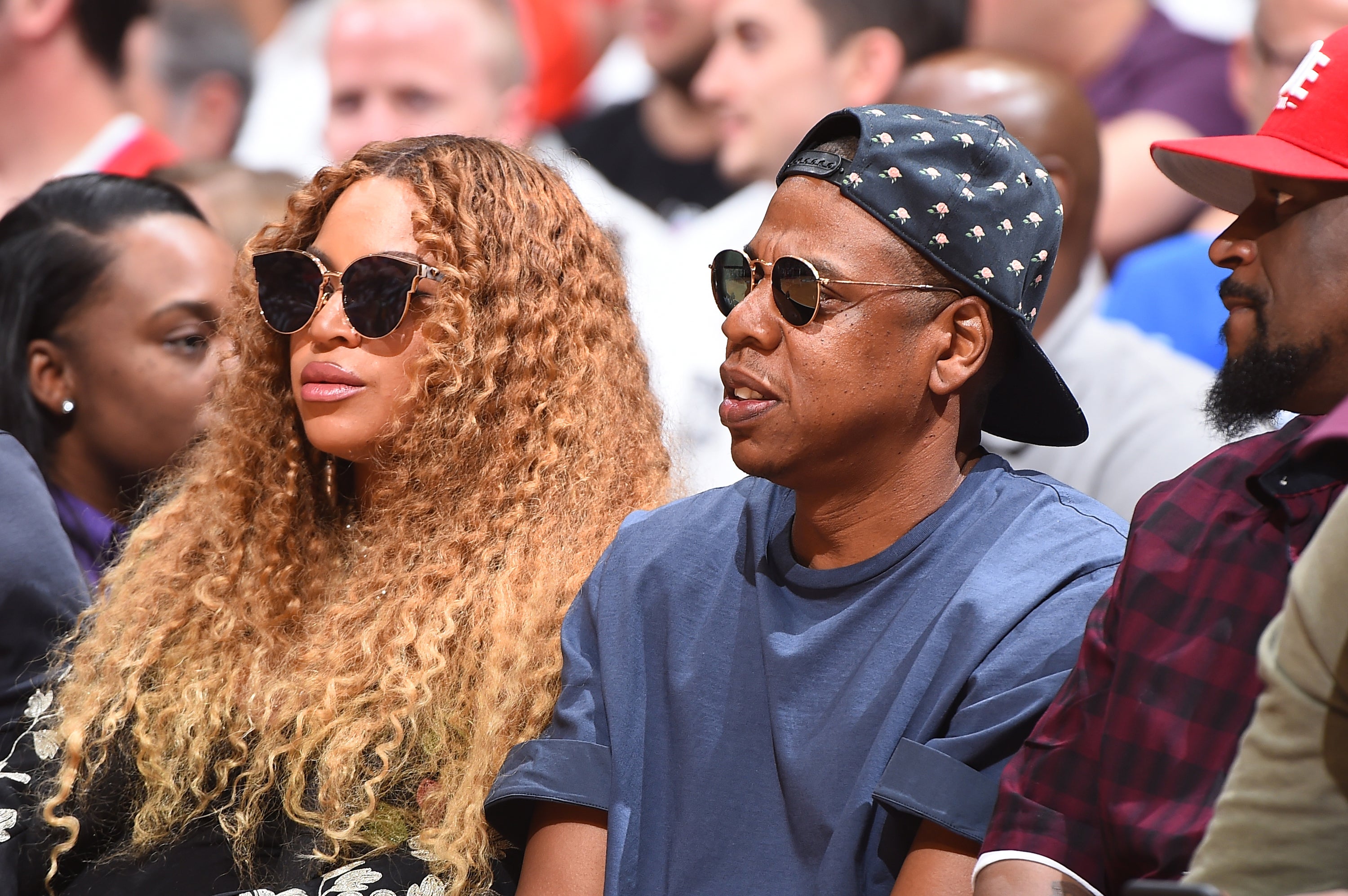 Beyoncé At Clippers Game