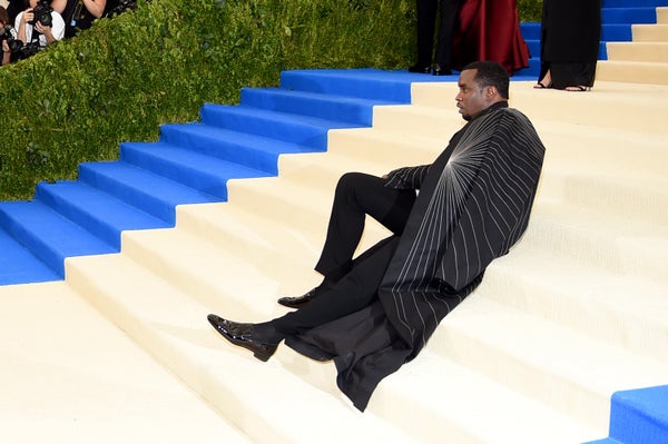 Diddy Served Some Very Fierce Poses On The Met Gala Carpet - Essence