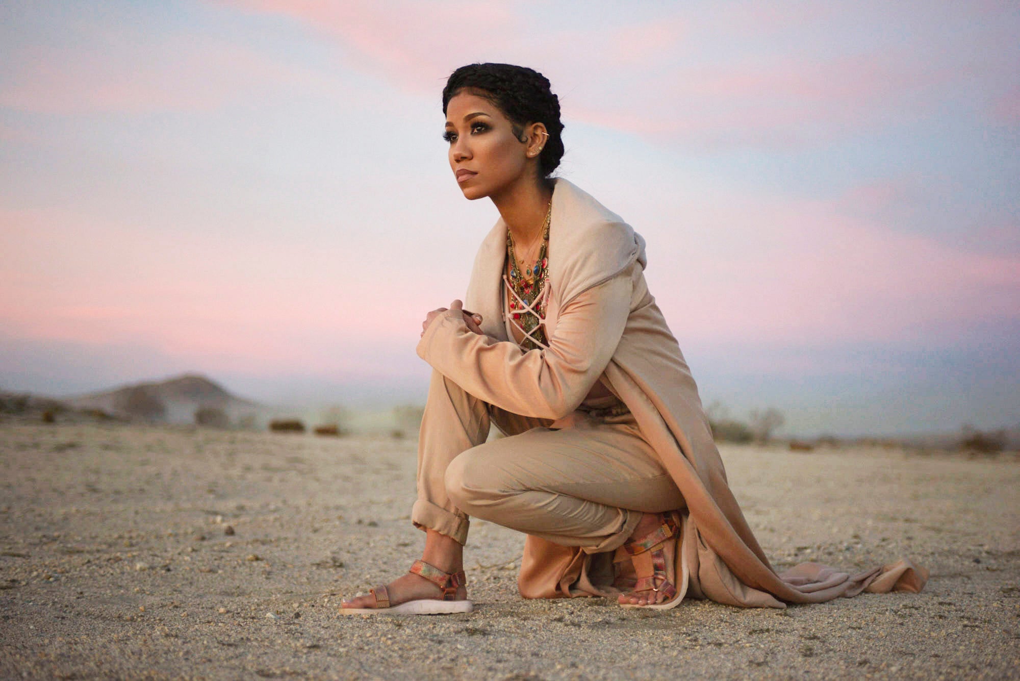 Jhene Aiko Teams Up With Teva for Ultimate Cool-Girl Shoe Collection
