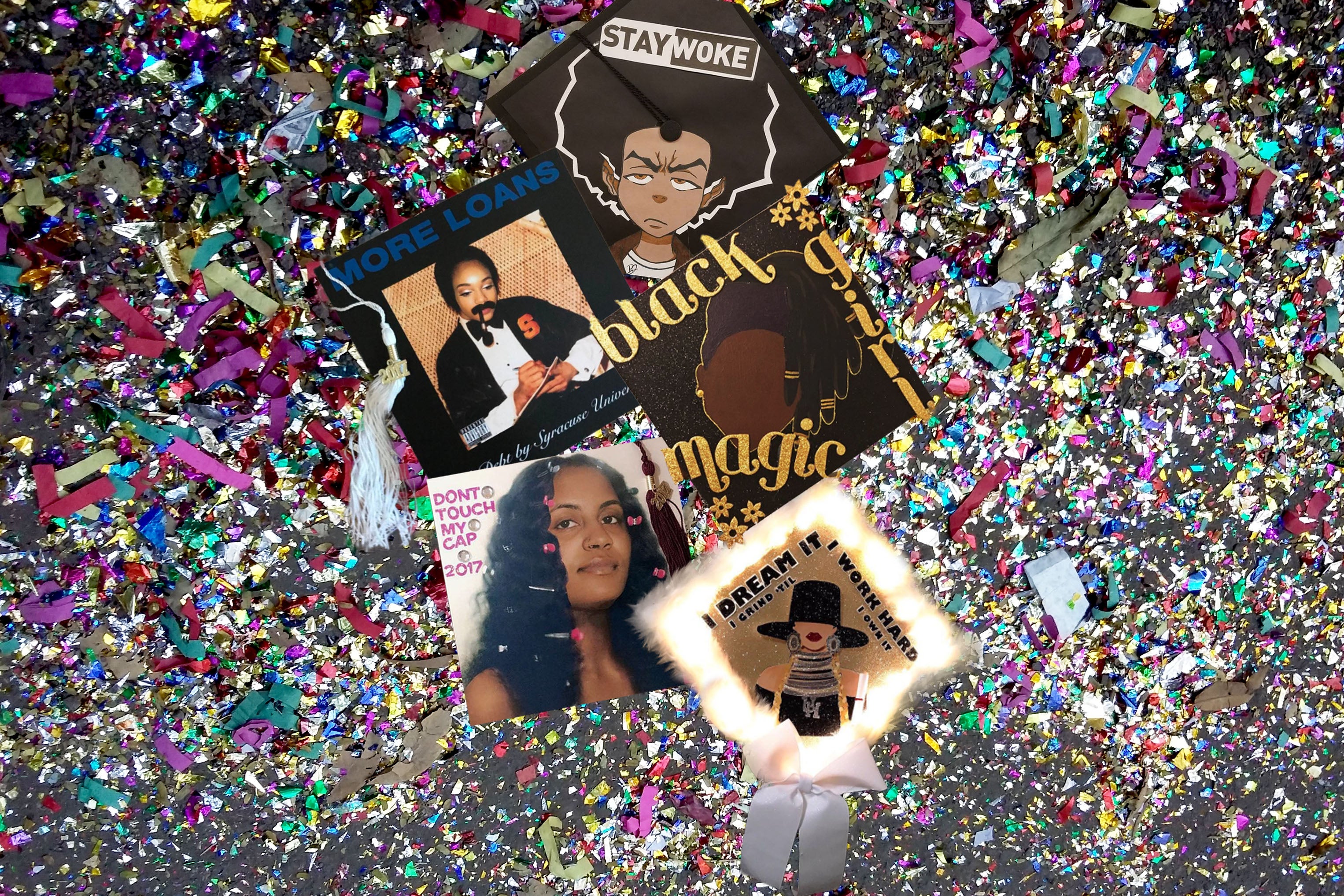 Cheers to Black Grads! 32 Of The Best Graduation Caps We've Seen This Year
