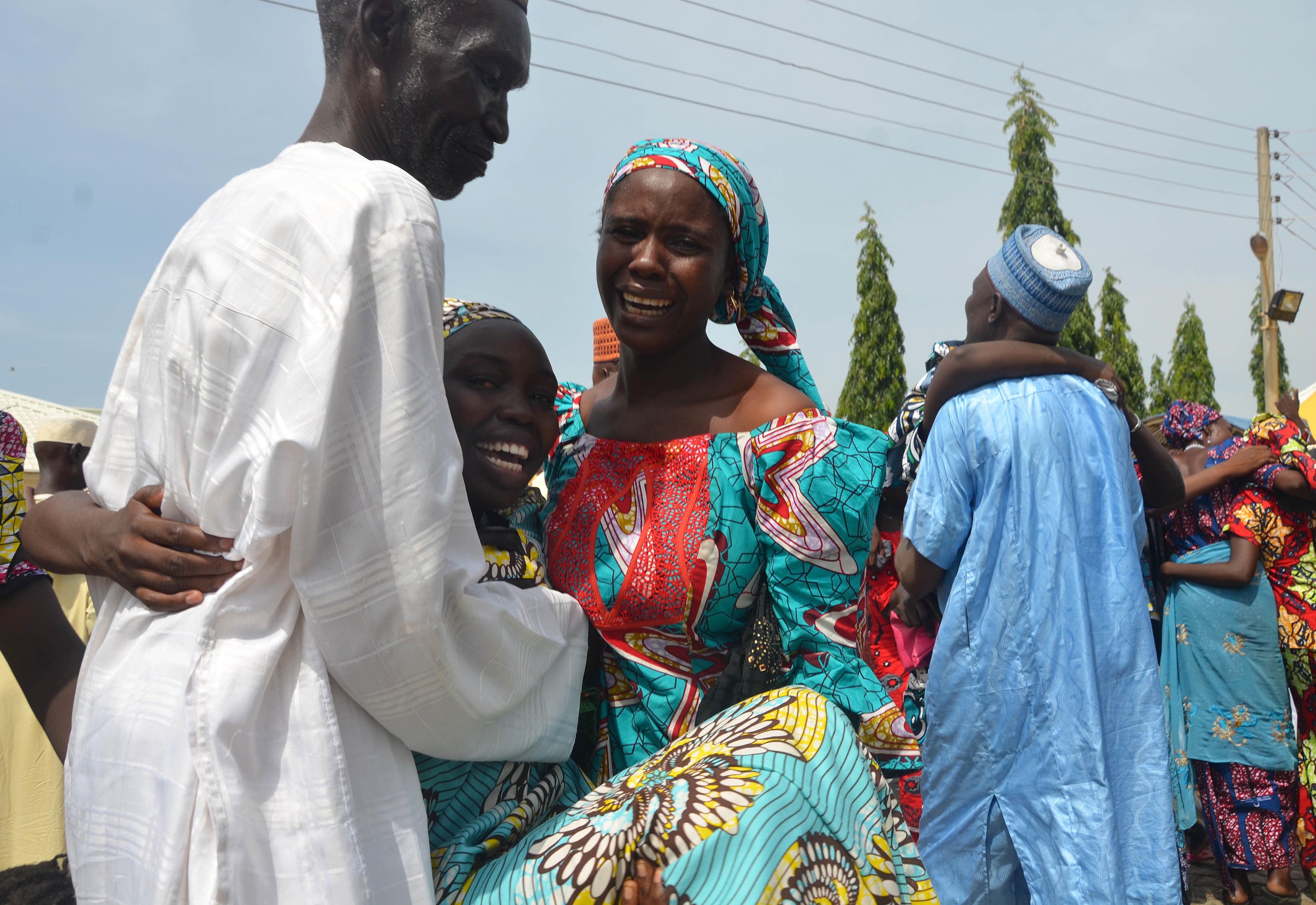 Freed Chibok Schoolgirls Reunite With Families
 
