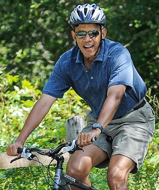 Barack Obama Gives Off Major Dad Vibes While Biking Through Tuscany