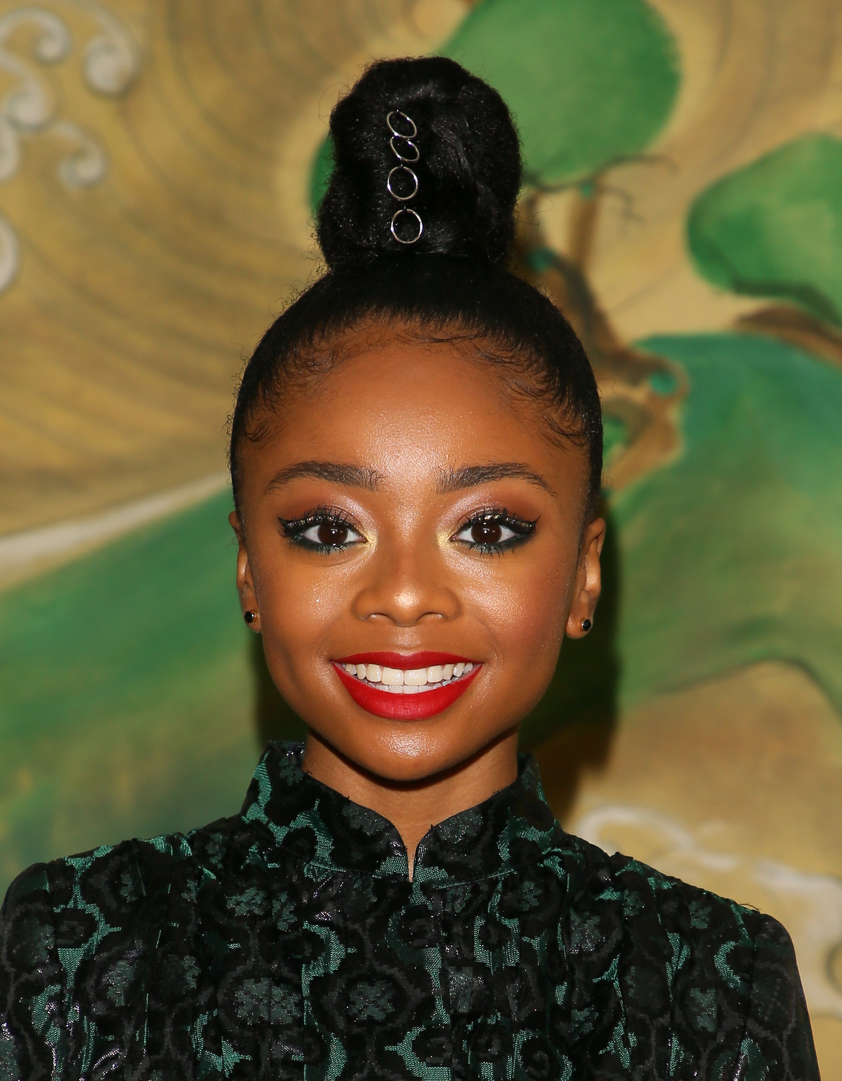 Skai Jackson Just Wore A Perfect Red Lipstick On The Red Carpet
