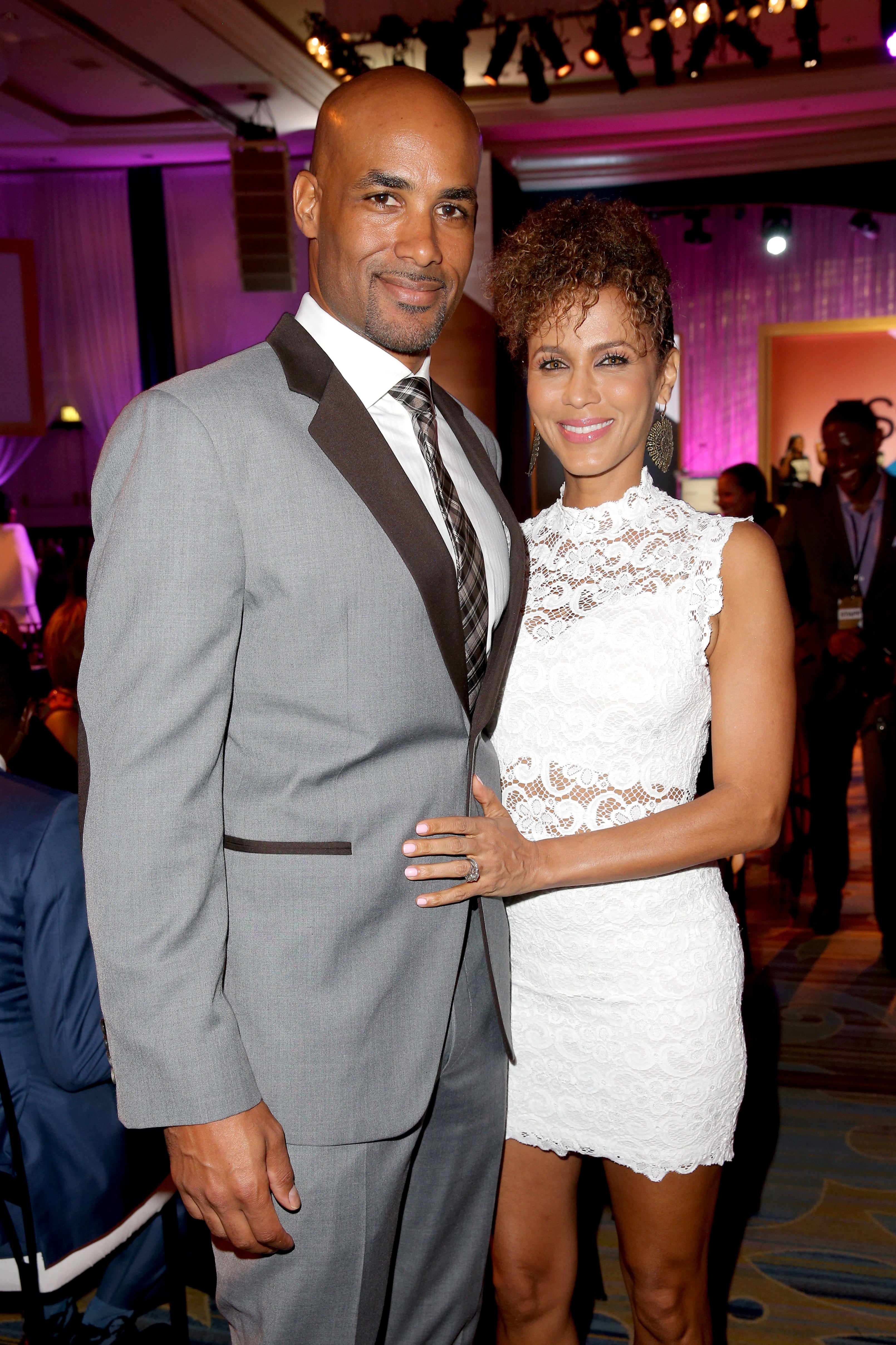 Boris Kodjoe And Nicole Ari Parker Get Steamy On Set in Atlanta
