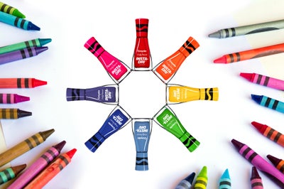Our Inner Child Is Losing It Over These Crayola Nail Polishes