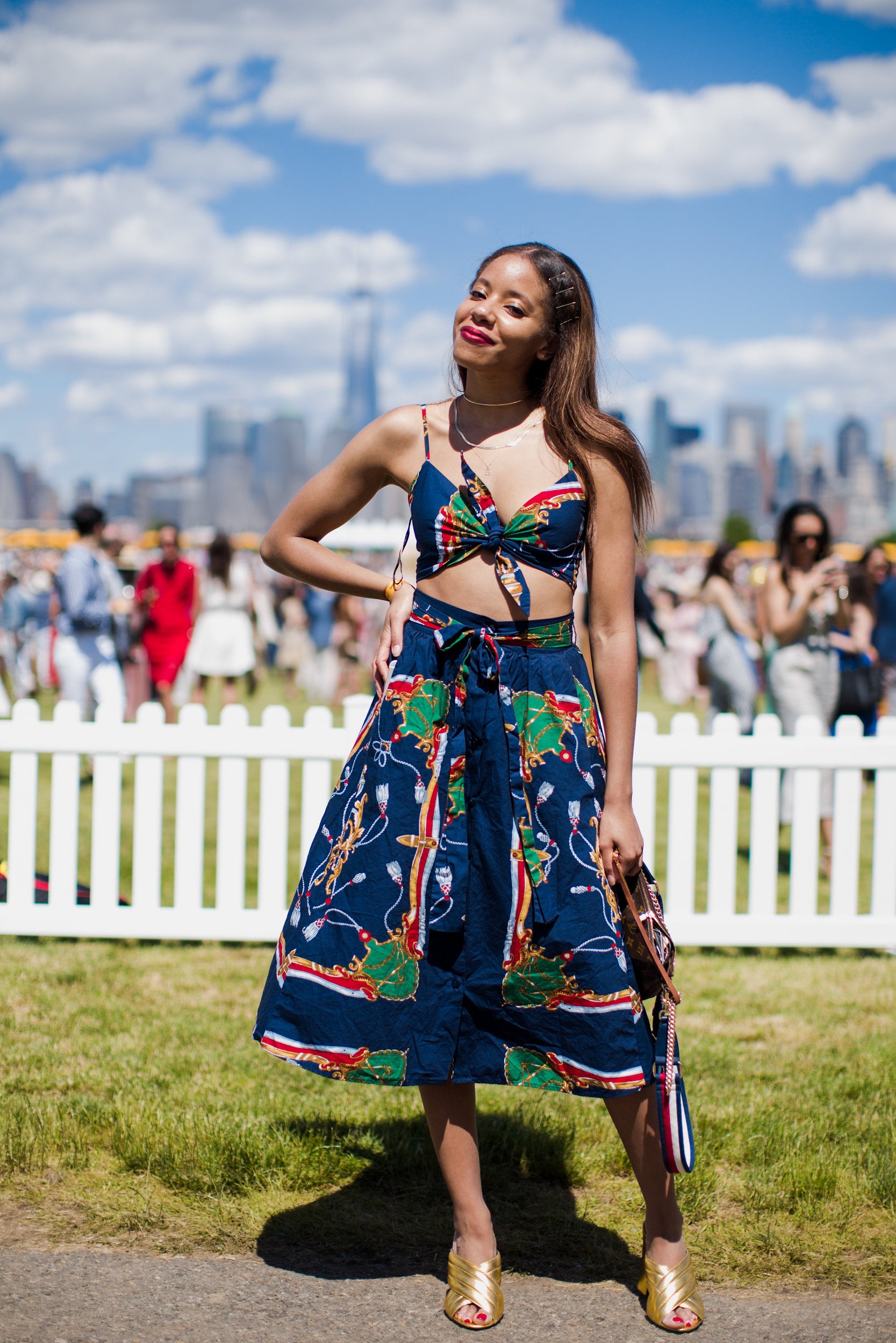 Street Style at the 10th Annual Veuve Clicquot Polo Classic Was On Another Level of Fly
