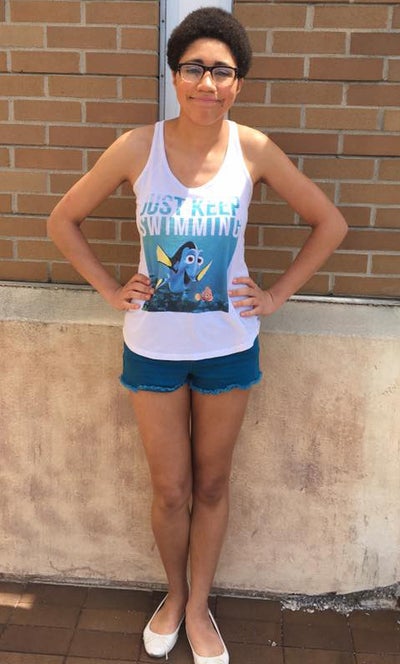 This College Student Says She Was Kicked Out of a Mall for Wearing a Finding Nemo Tank Top and Cutoffs