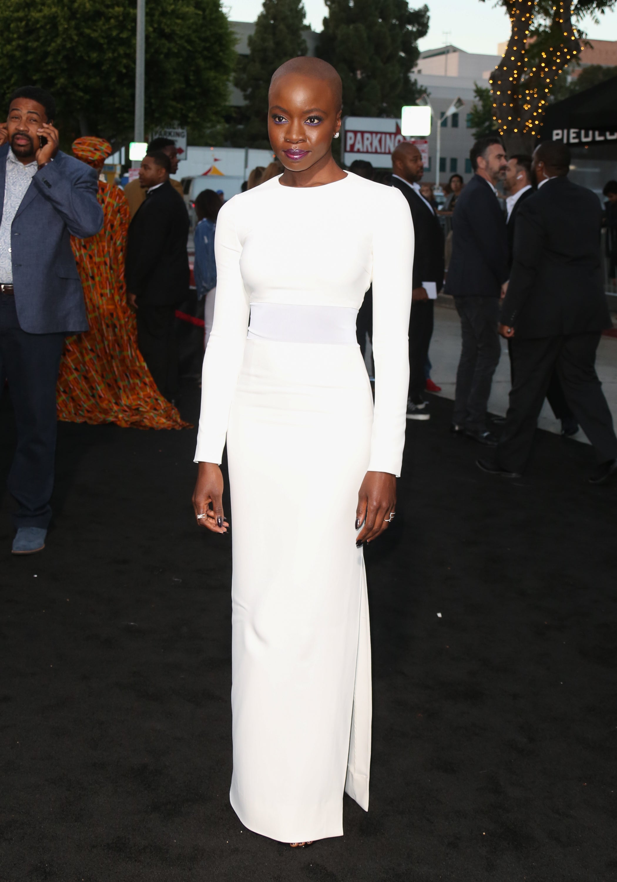 Danai Gurira Wore The Coolest Liner Look to 'All Eyez On Me' World ...