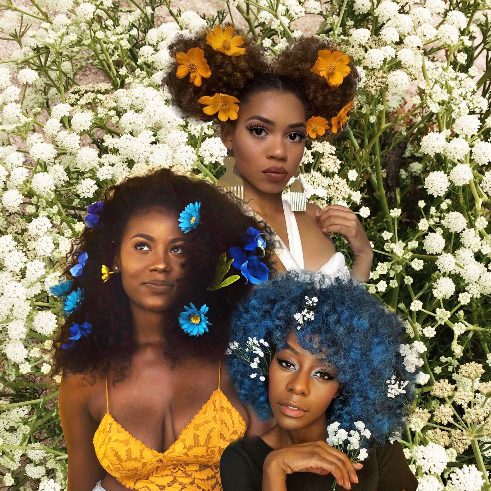 Flowers In Natural Hair Inspiration - Essence