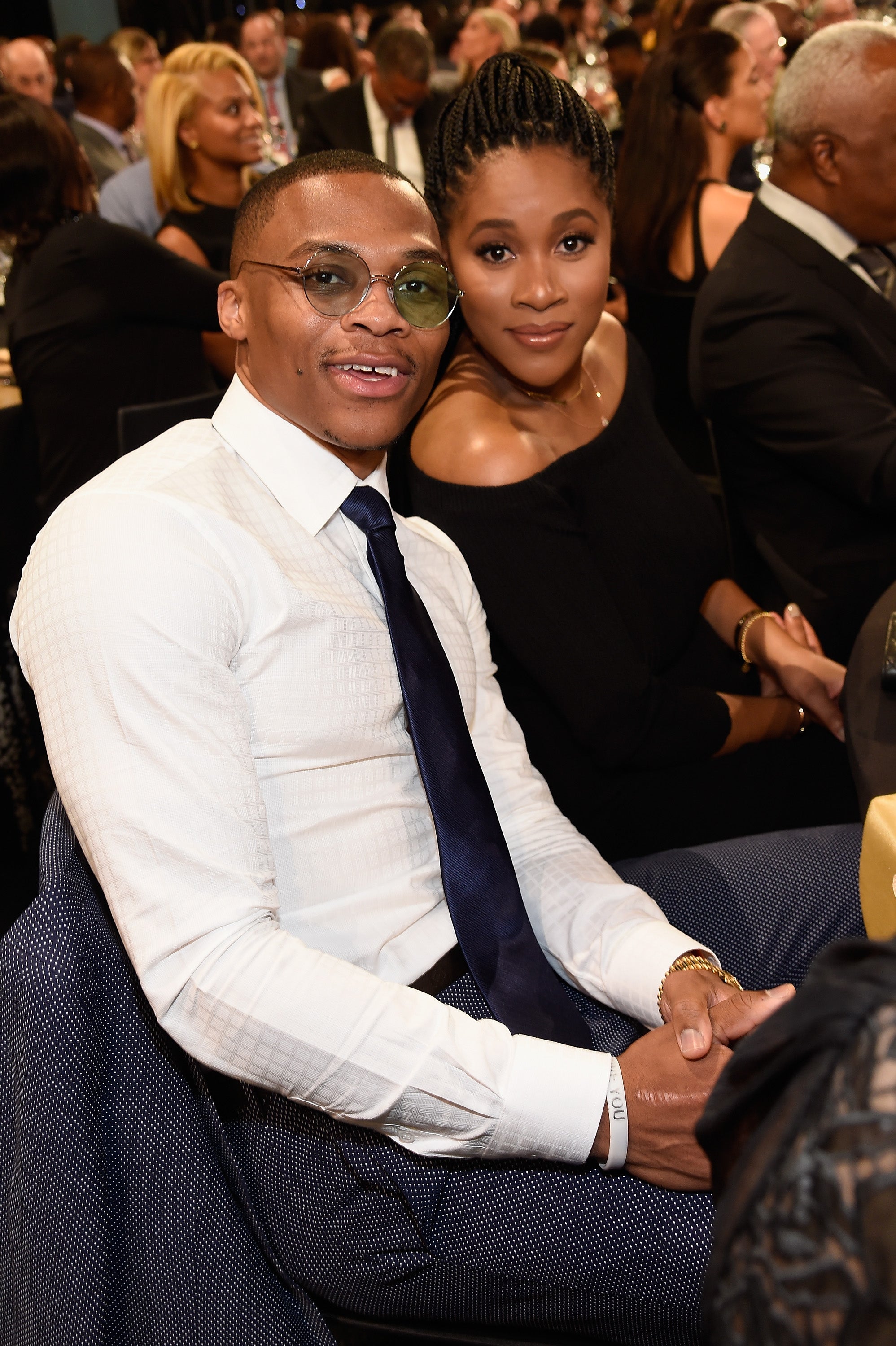 Russell Westbrook Tearfully Thanks Wife Nina While Accepting NBA MVP Award
