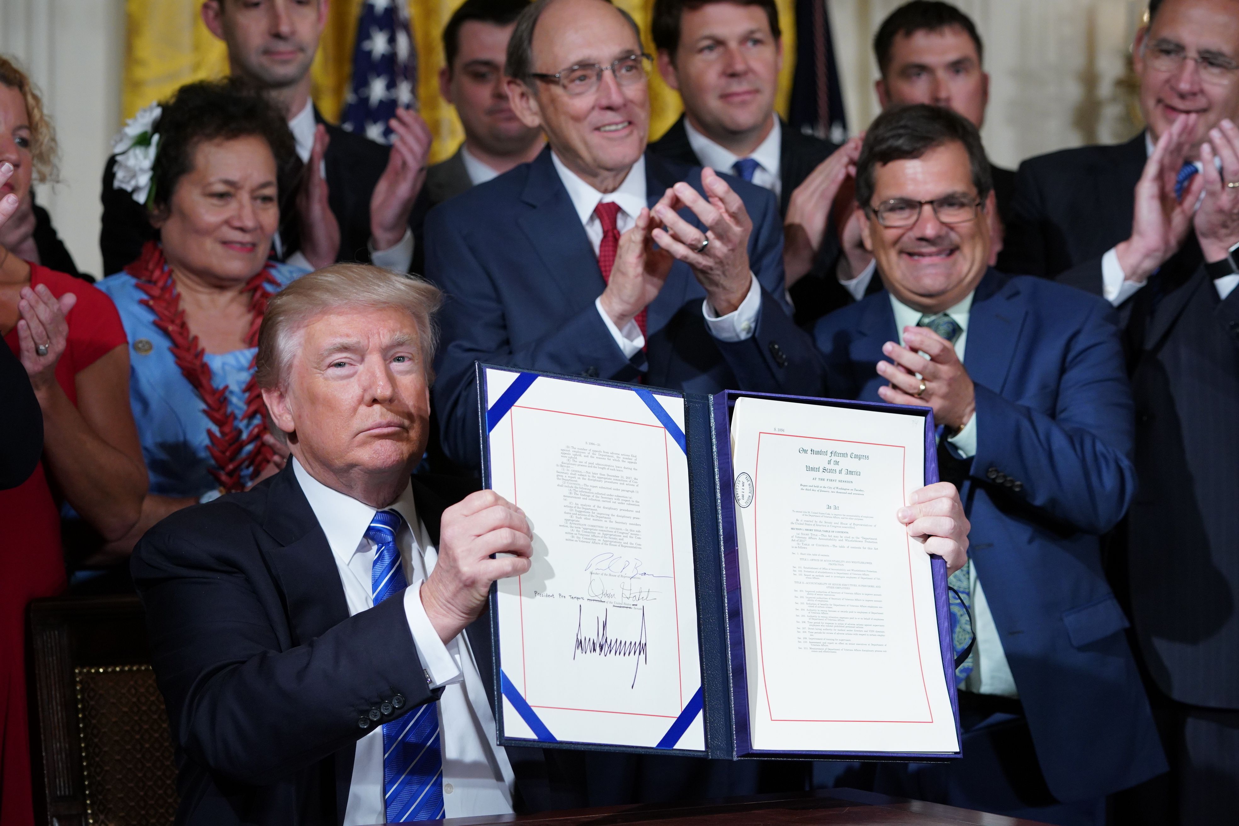 President Trump Signs VA Reform Bill to Fire Workers 'Who Let Our Veterans Down'
