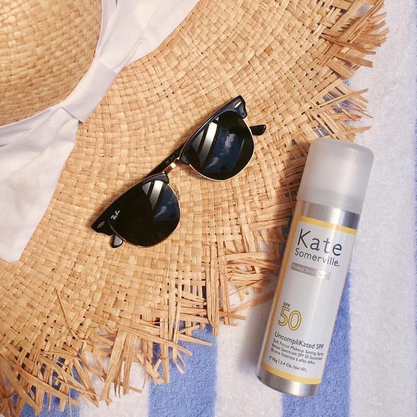 Protect Your Skin From The Sun With These Makeup Setting Sprays That Are Infused With SPF