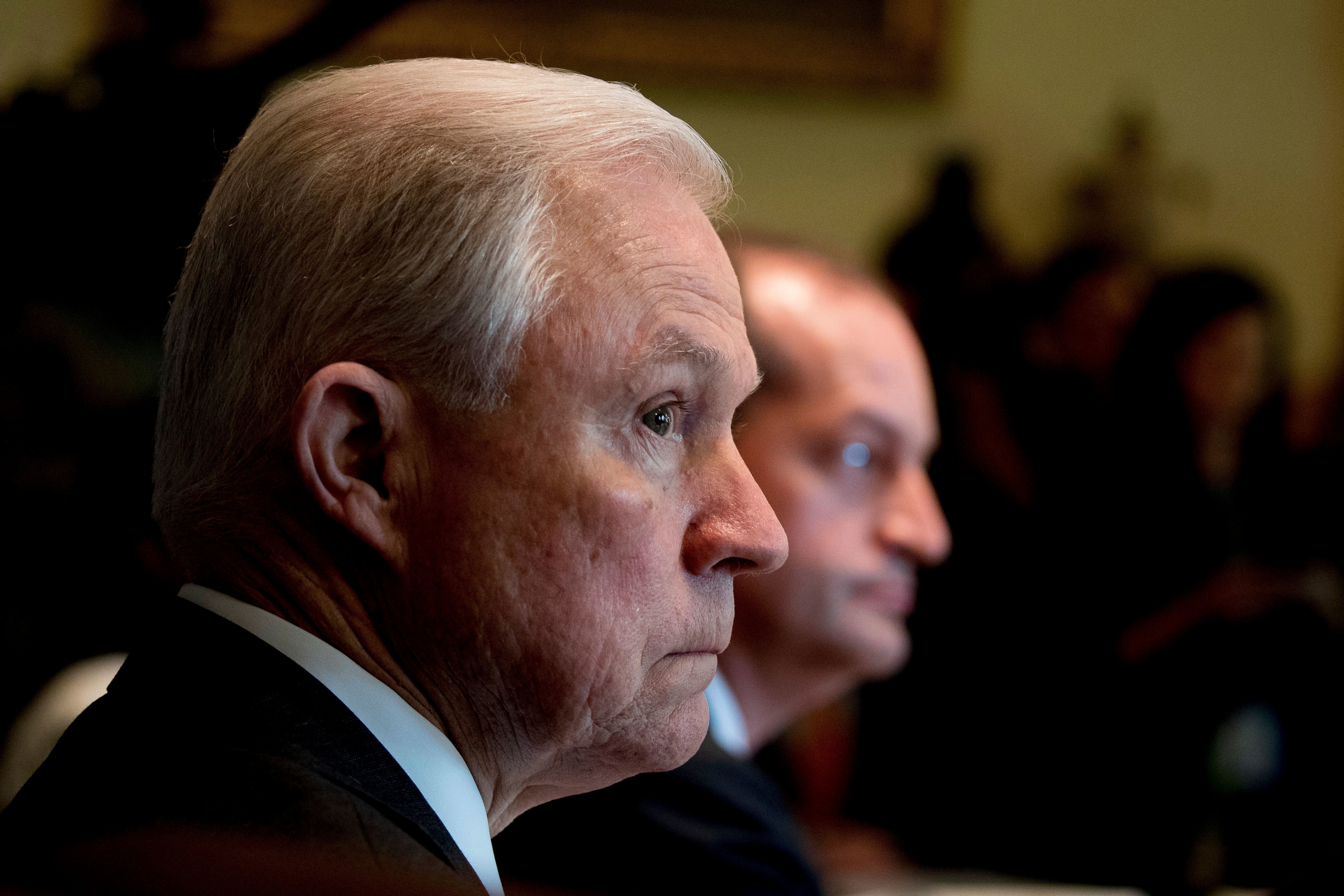 Jeff Sessions Braces For Sharp Questions During Public Testimony To Senate Panel
