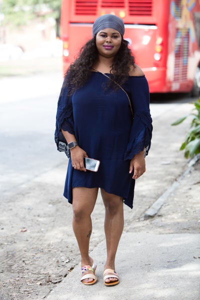 These Curvy Ladies Gave Us Epic Street Style Moments at ESSENCE Festival 2017