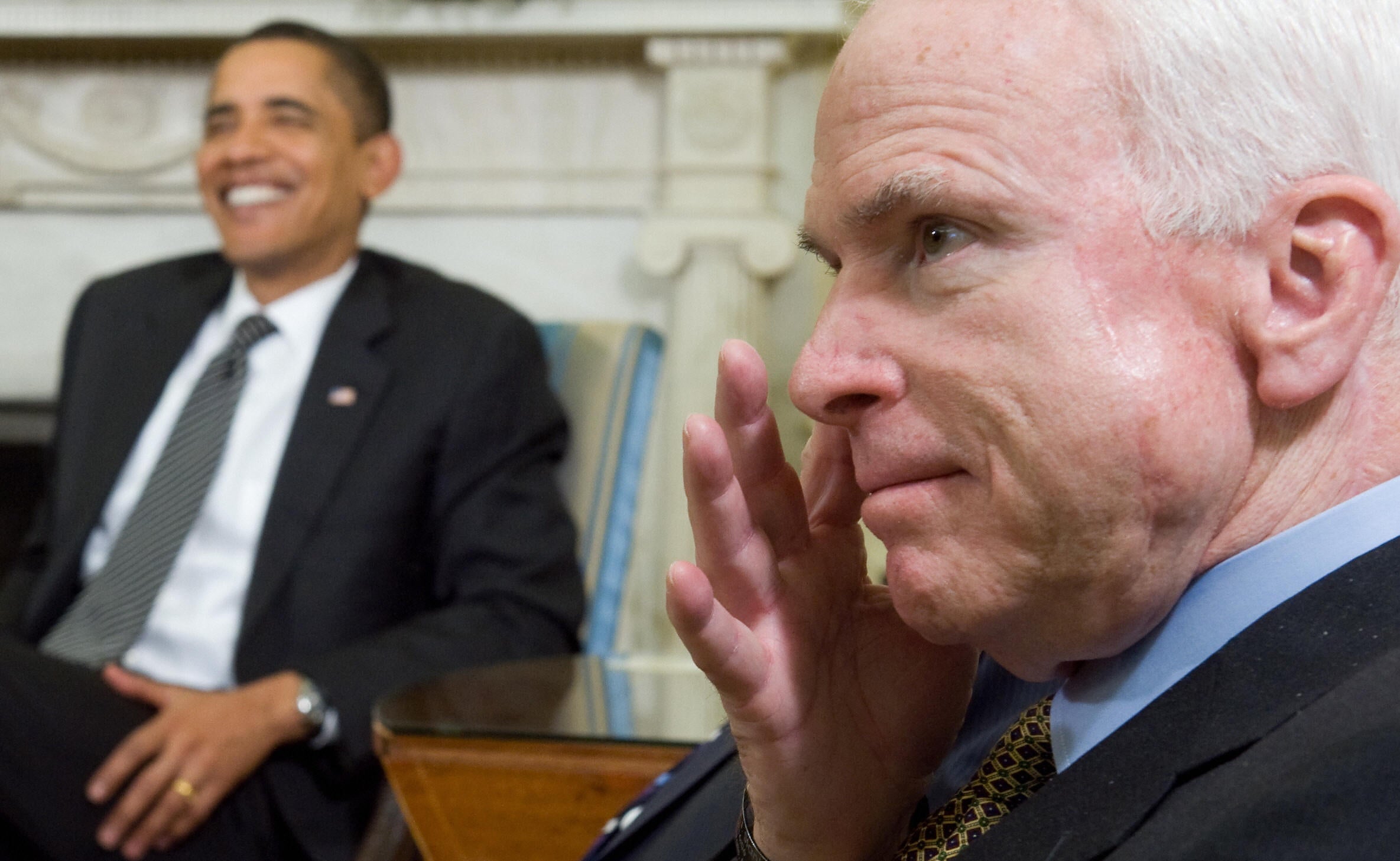 'Give It Hell:' Barack Obama Tweets Support For John McCain After Senator's Cancer Diagnosis
