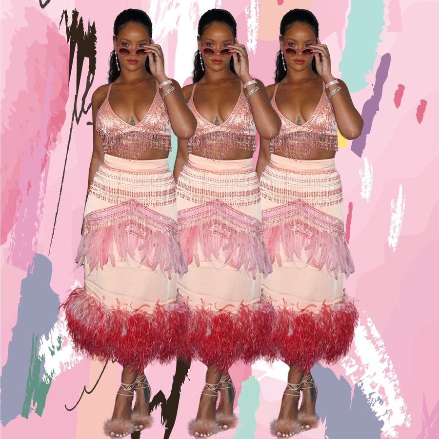 Rihanna Continues Style Reign With Pink Prada Moment of Epic Proportions